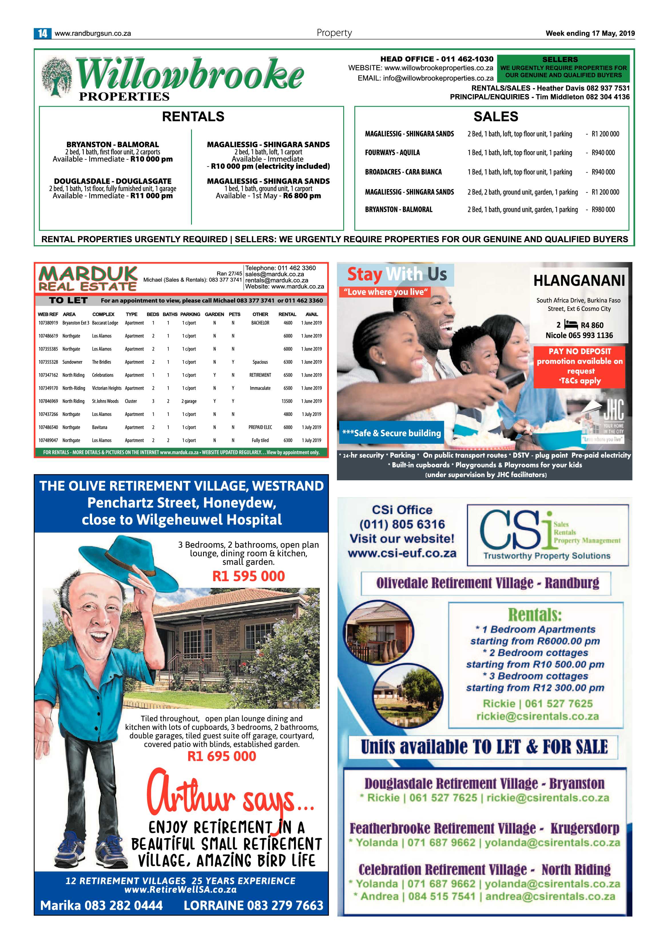 Randburg Sun 17 May, 2019 page 14