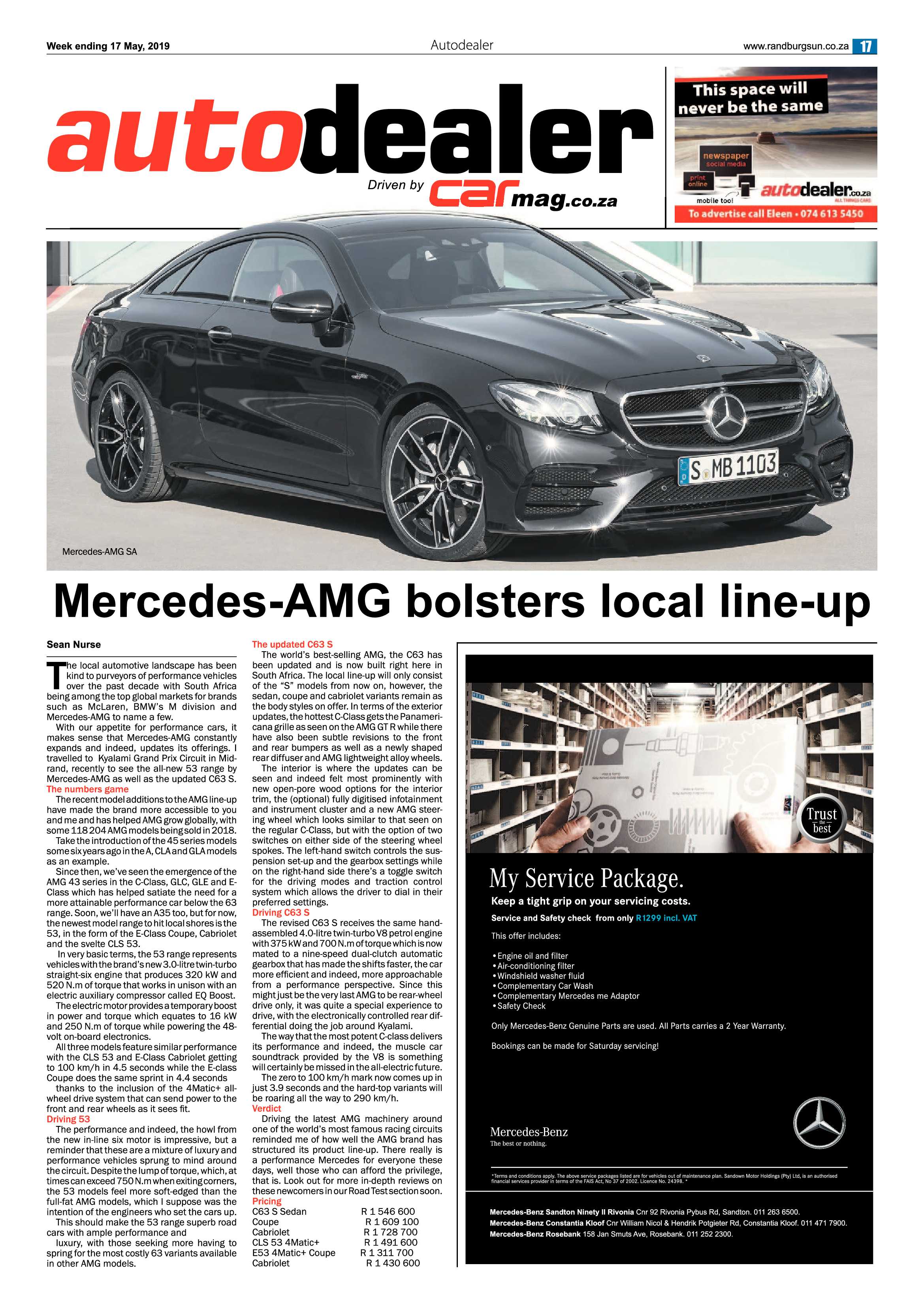 Randburg Sun 17 May, 2019 page 17
