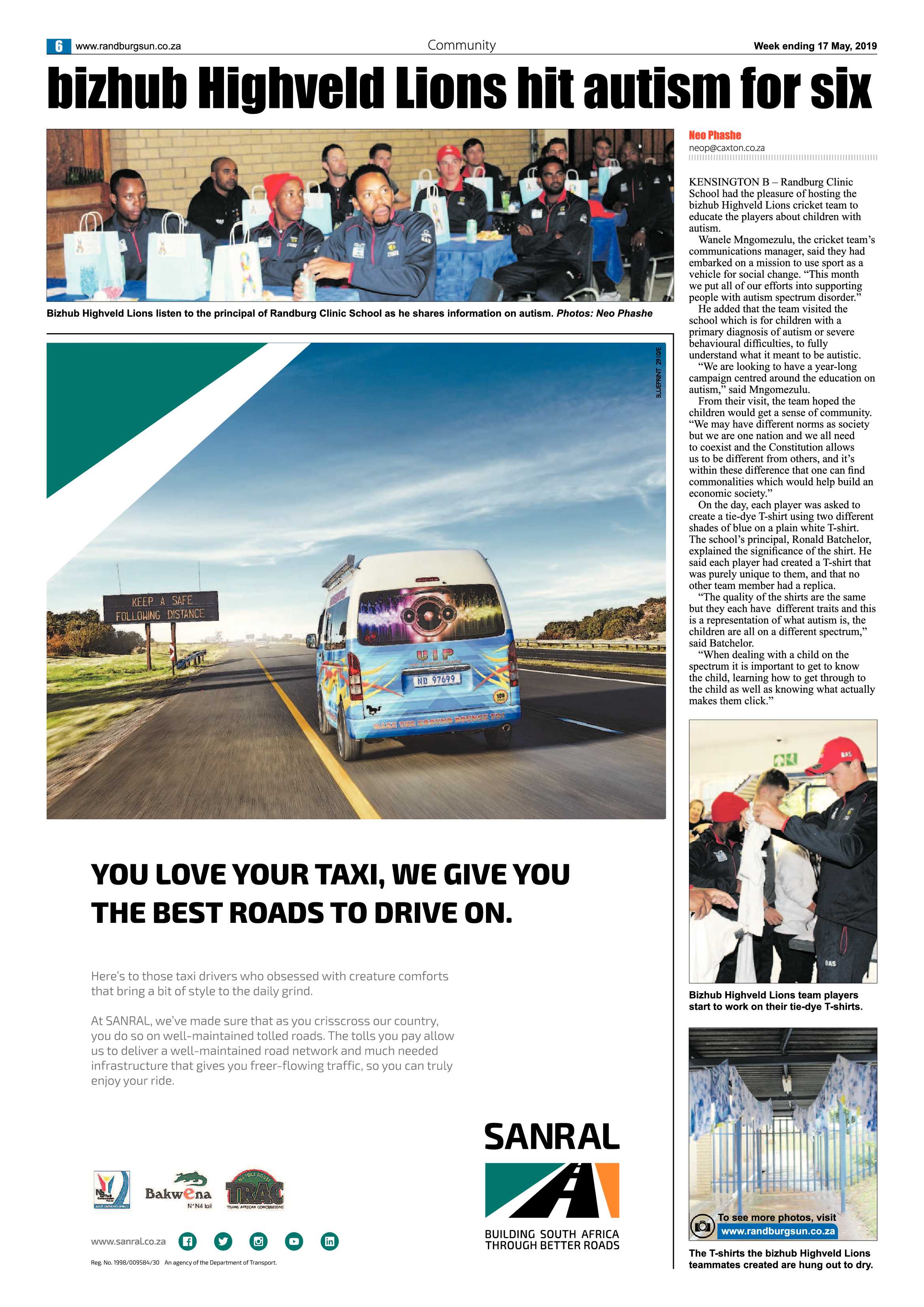 Randburg Sun 17 May, 2019 page 6