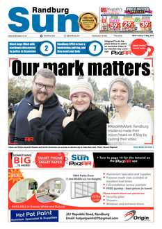 Randburg Sun 17 May, 2019