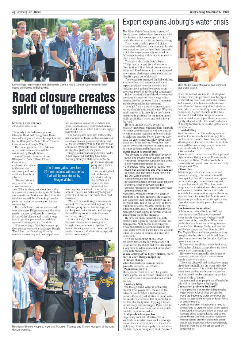 Randburg Sun 17 November 2023 page 4
