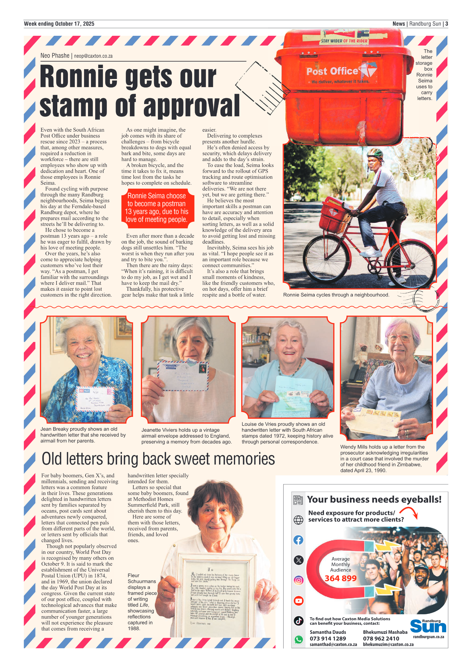 Randburg Sun 17 October 2025 page 3