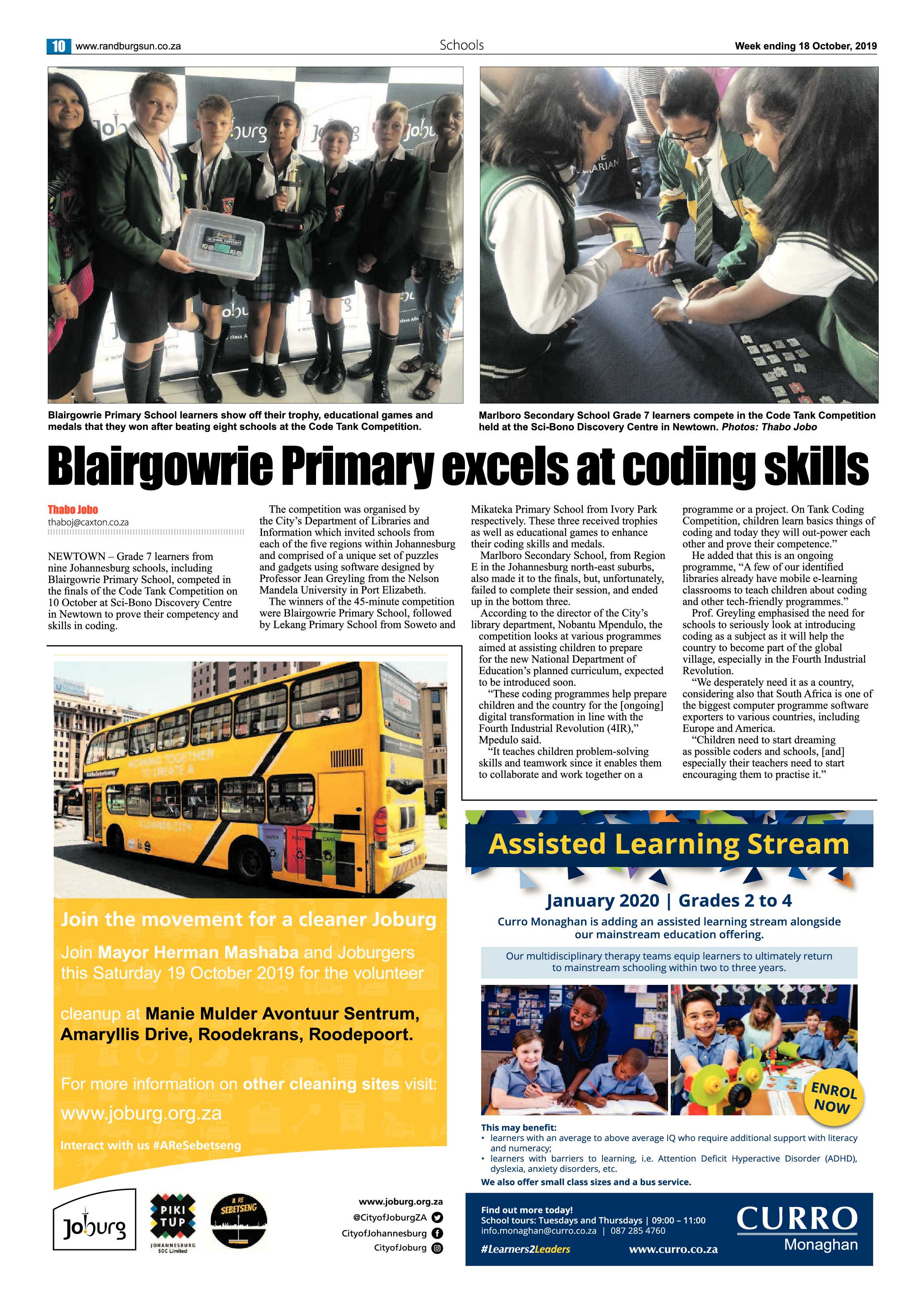 Randburg Sun 17 October, 2019 page 10