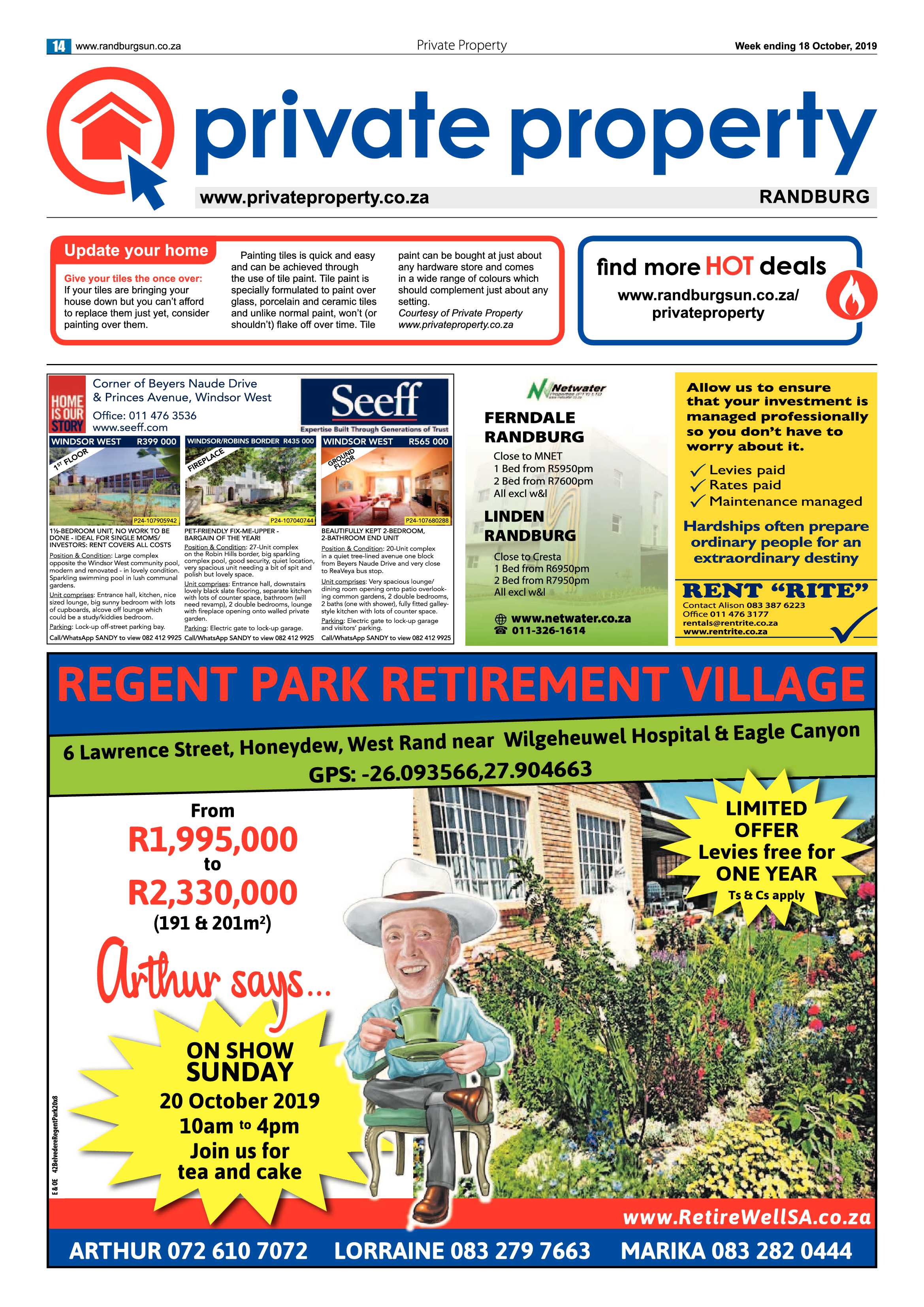 Randburg Sun 17 October, 2019 page 14