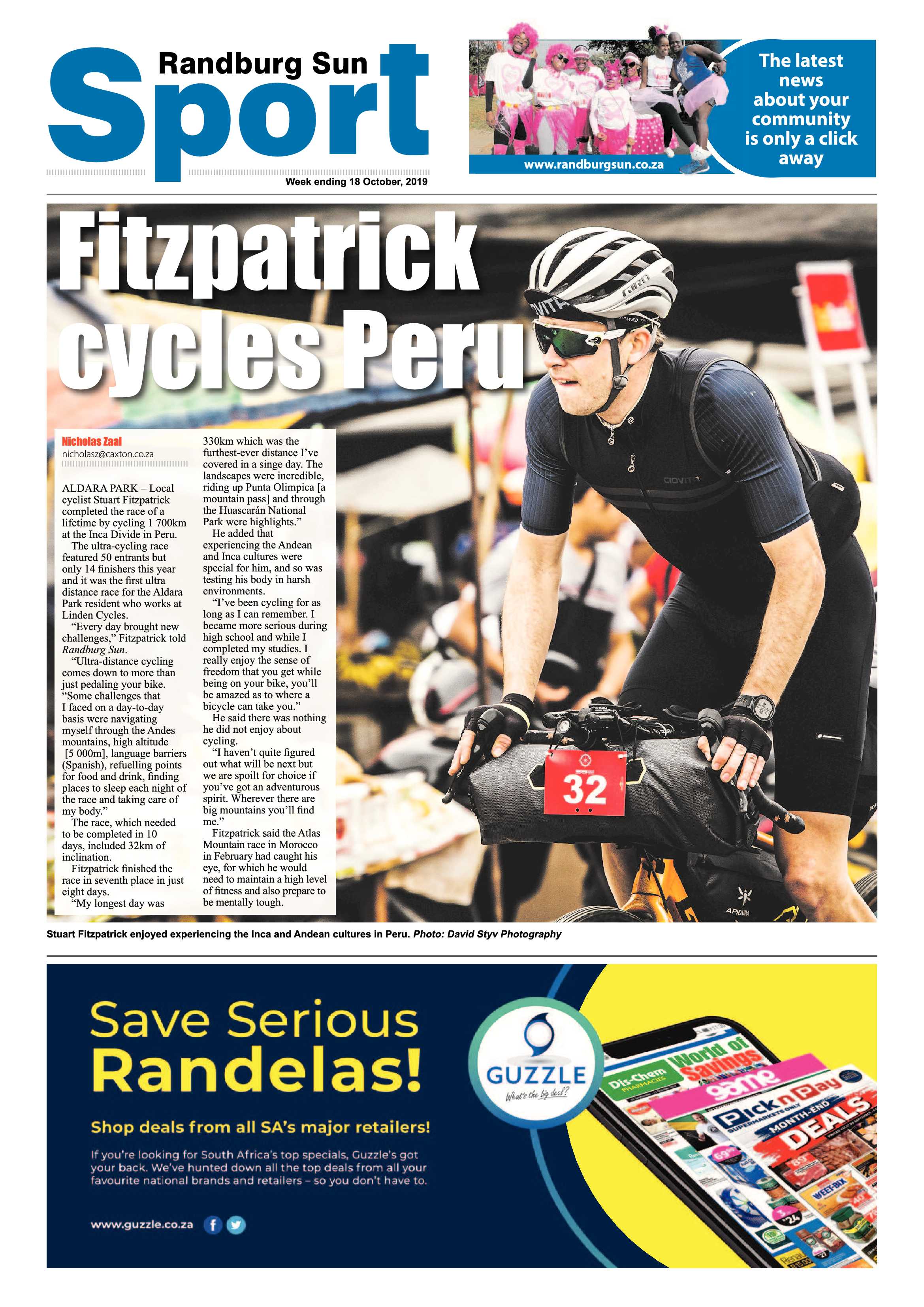 Randburg Sun 17 October, 2019 page 20
