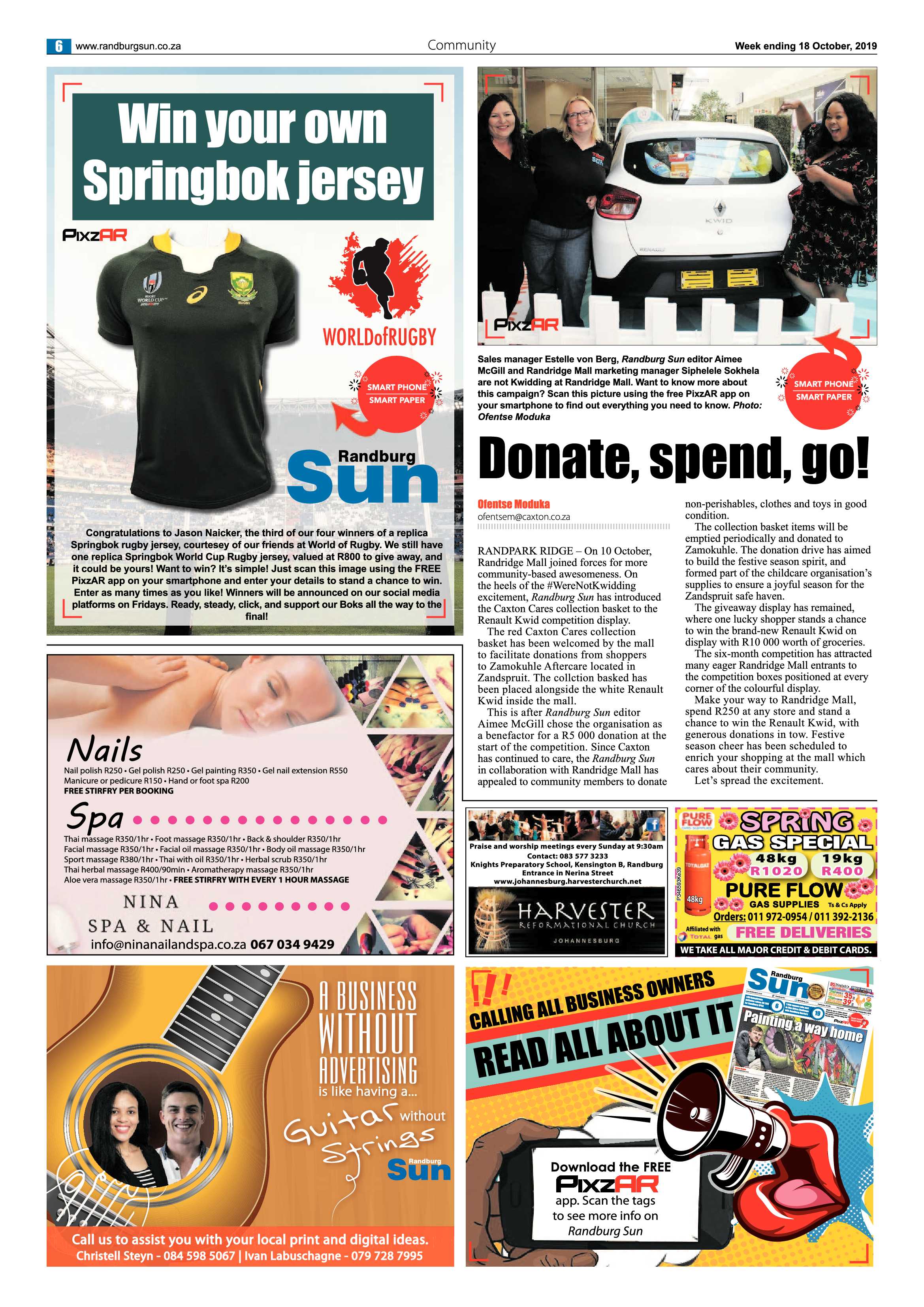 Randburg Sun 17 October, 2019 page 6