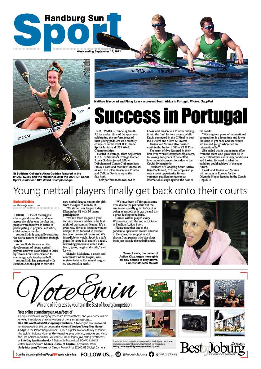Randburg Sun 17 September 2021 page 12