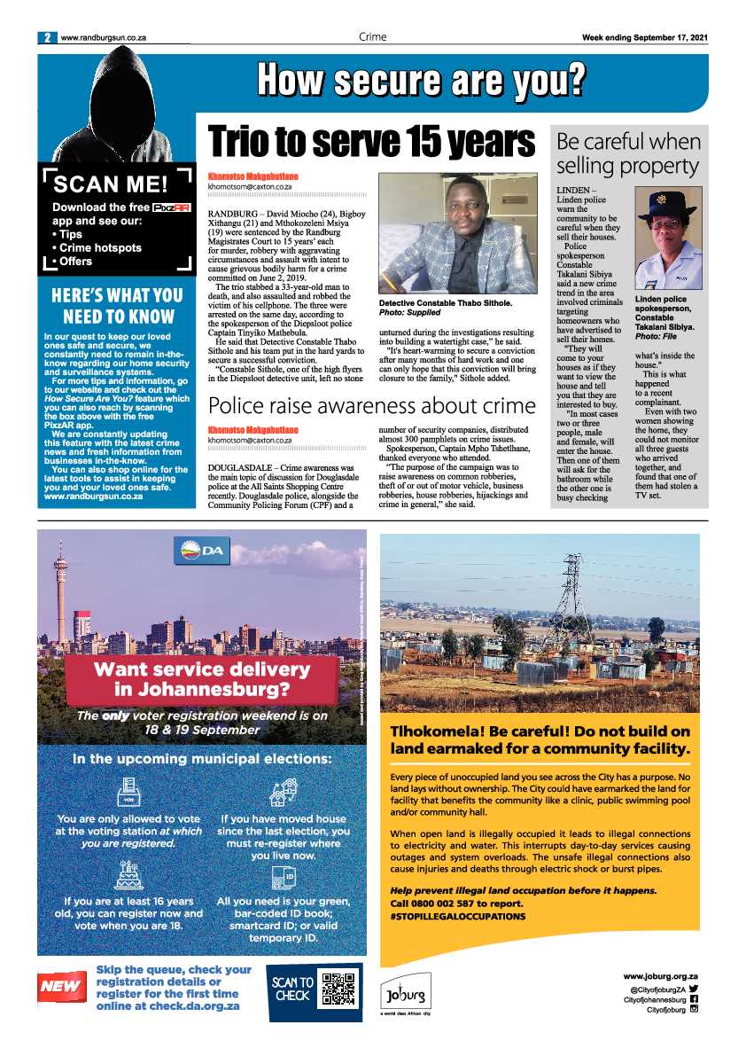 Randburg Sun 17 September 2021 page 2