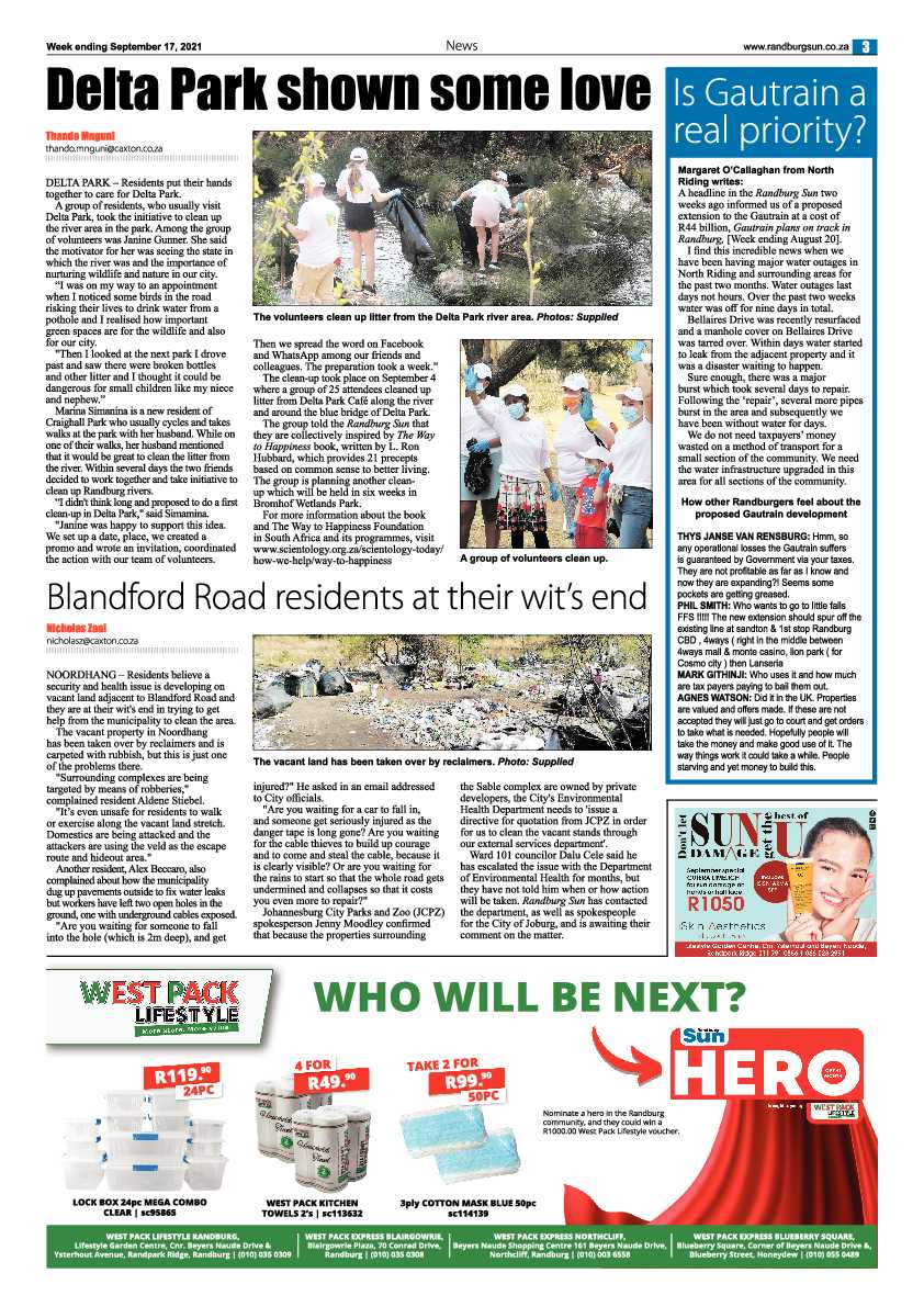 Randburg Sun 17 September 2021 page 3