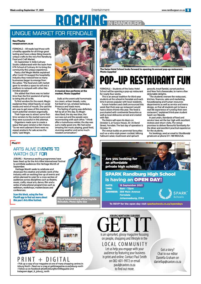 Randburg Sun 17 September 2021 page 9