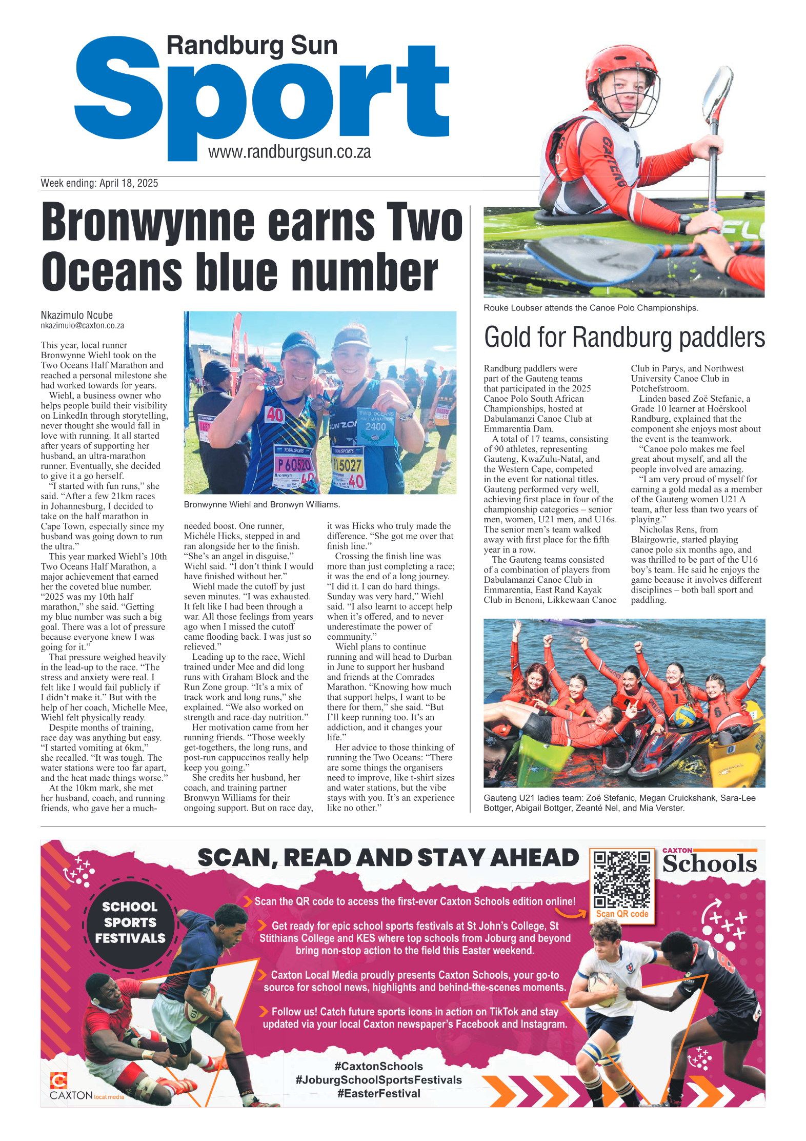 Randburg Sun 18 April 2025 page 8