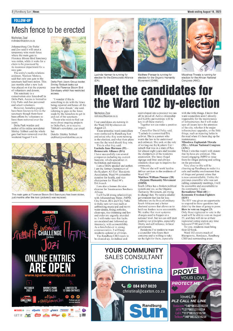Randburg Sun 18 August 2023 page 2