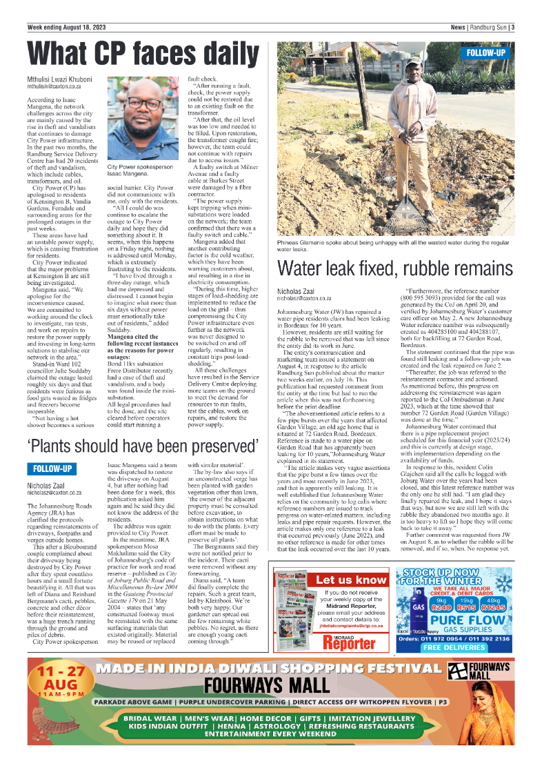 Randburg Sun 18 August 2023 page 3