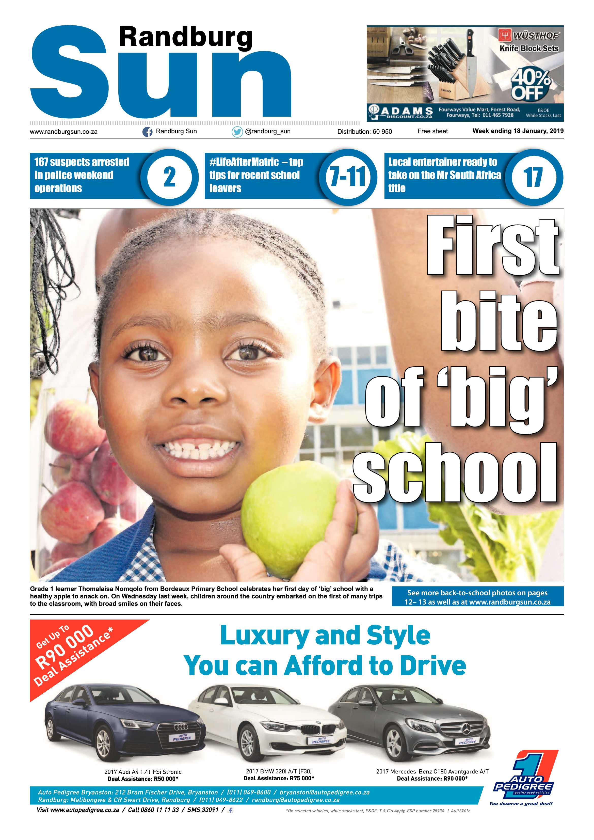 Randburg Sun 18 January 2018 page 1