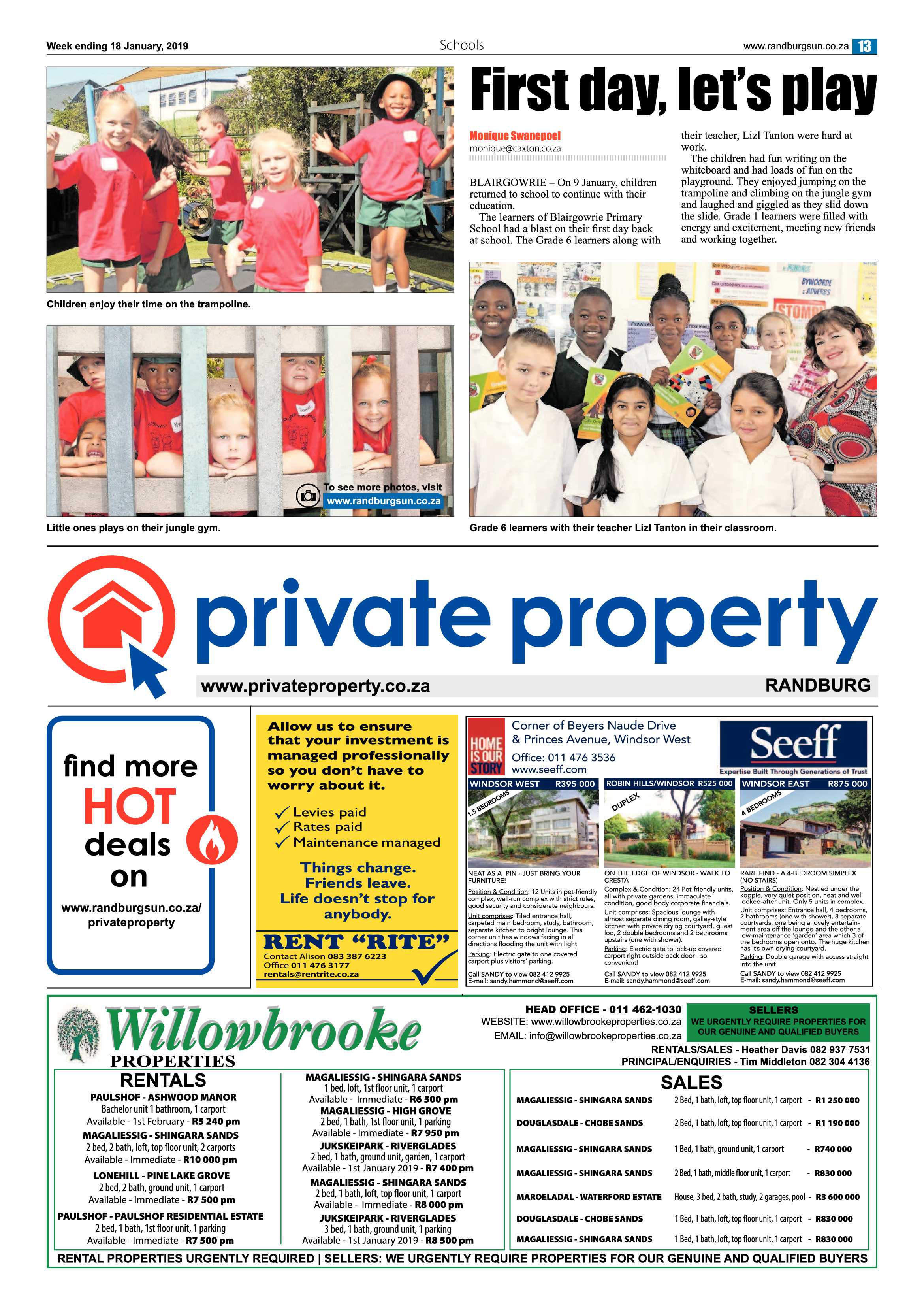 Randburg Sun 18 January 2018 page 13