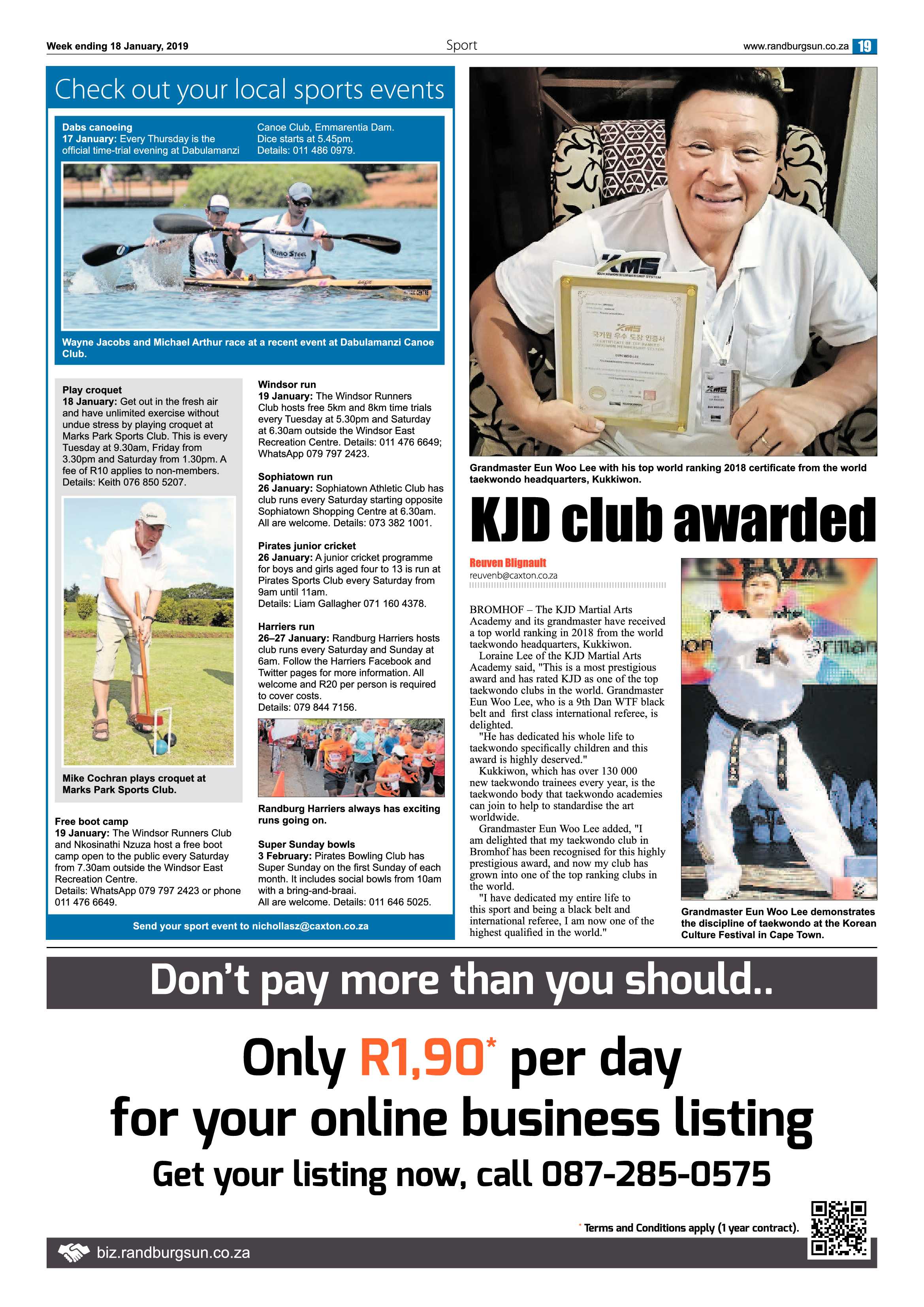 Randburg Sun 18 January 2018 page 19