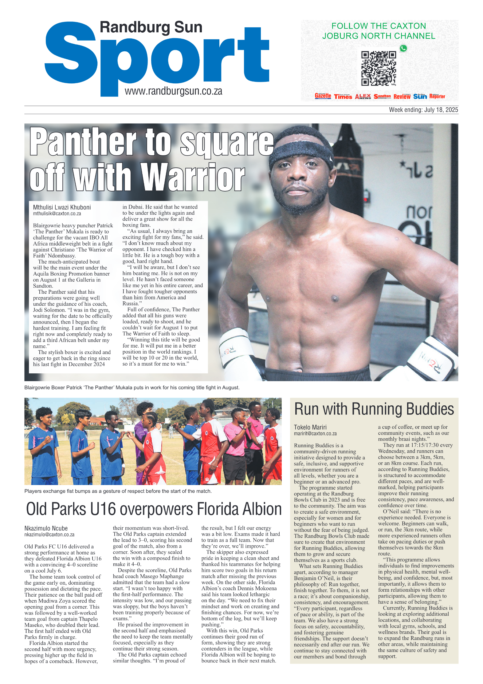 Randburg Sun 18 July 2025 page 8