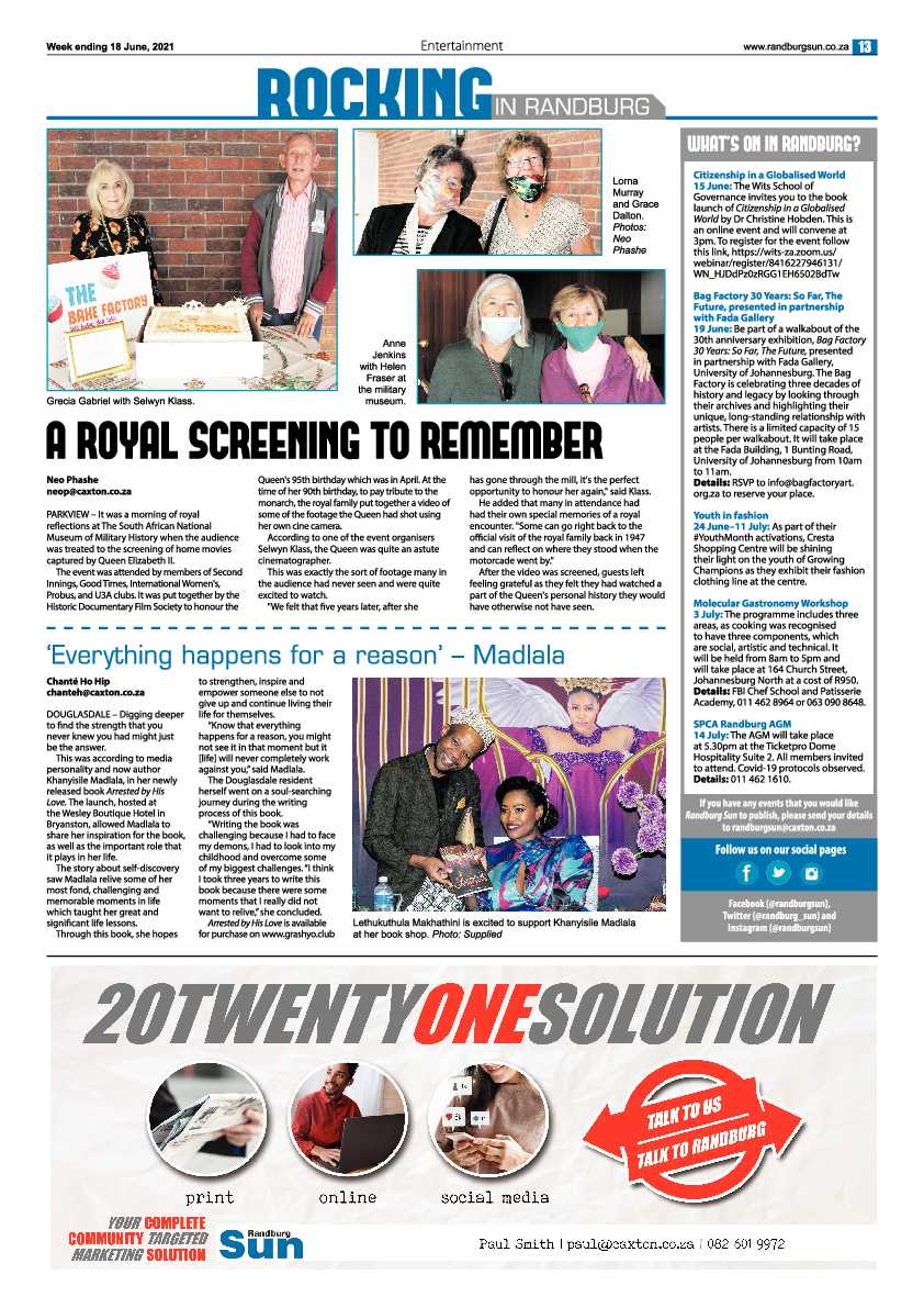 Randburg Sun 18 June 2021 page 13