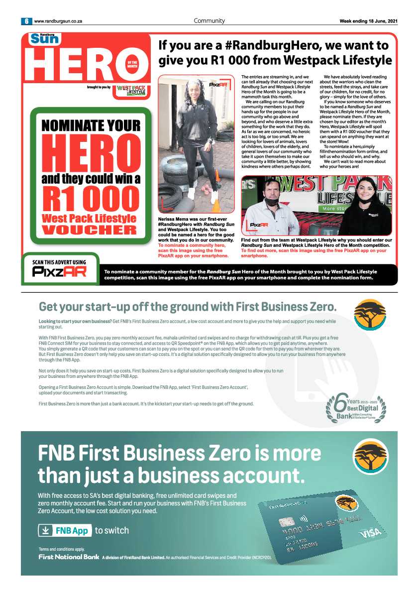 Randburg Sun 18 June 2021 page 6