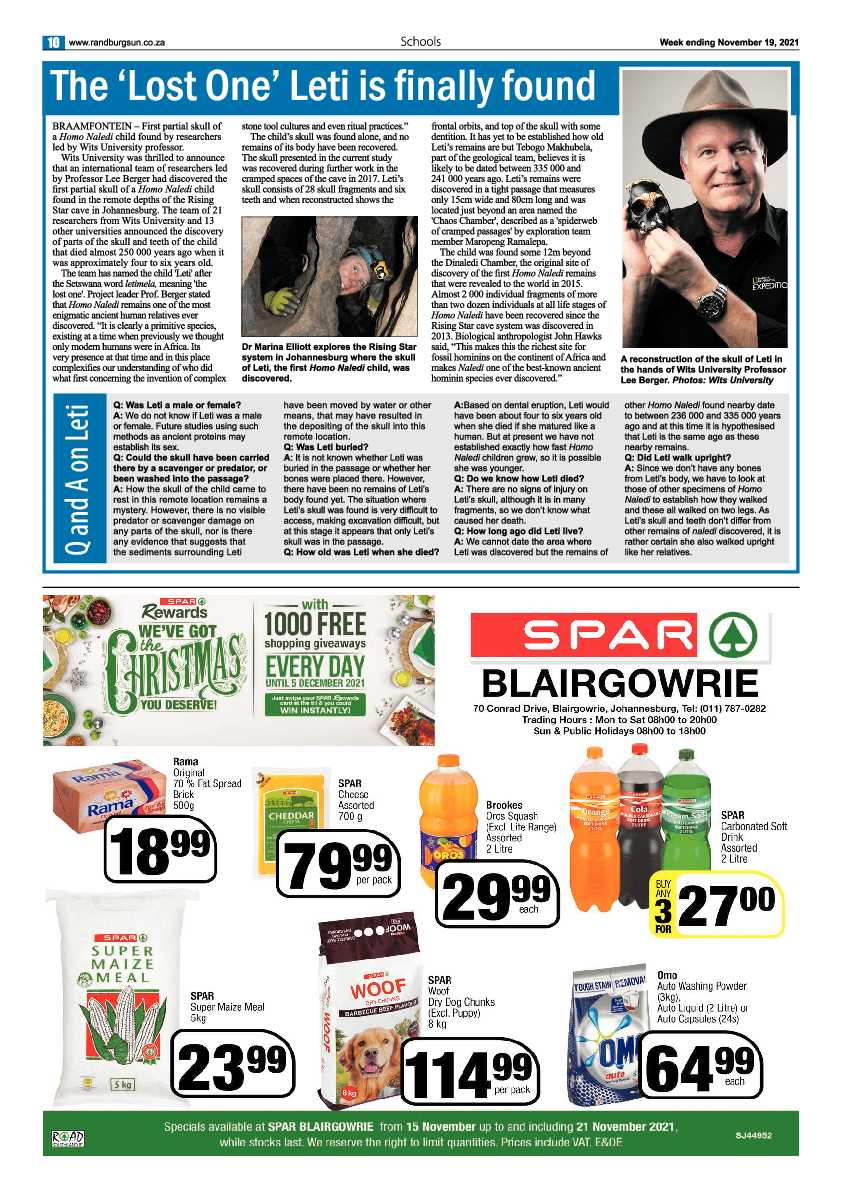 Randburg Sun 19 November 2021 page 10