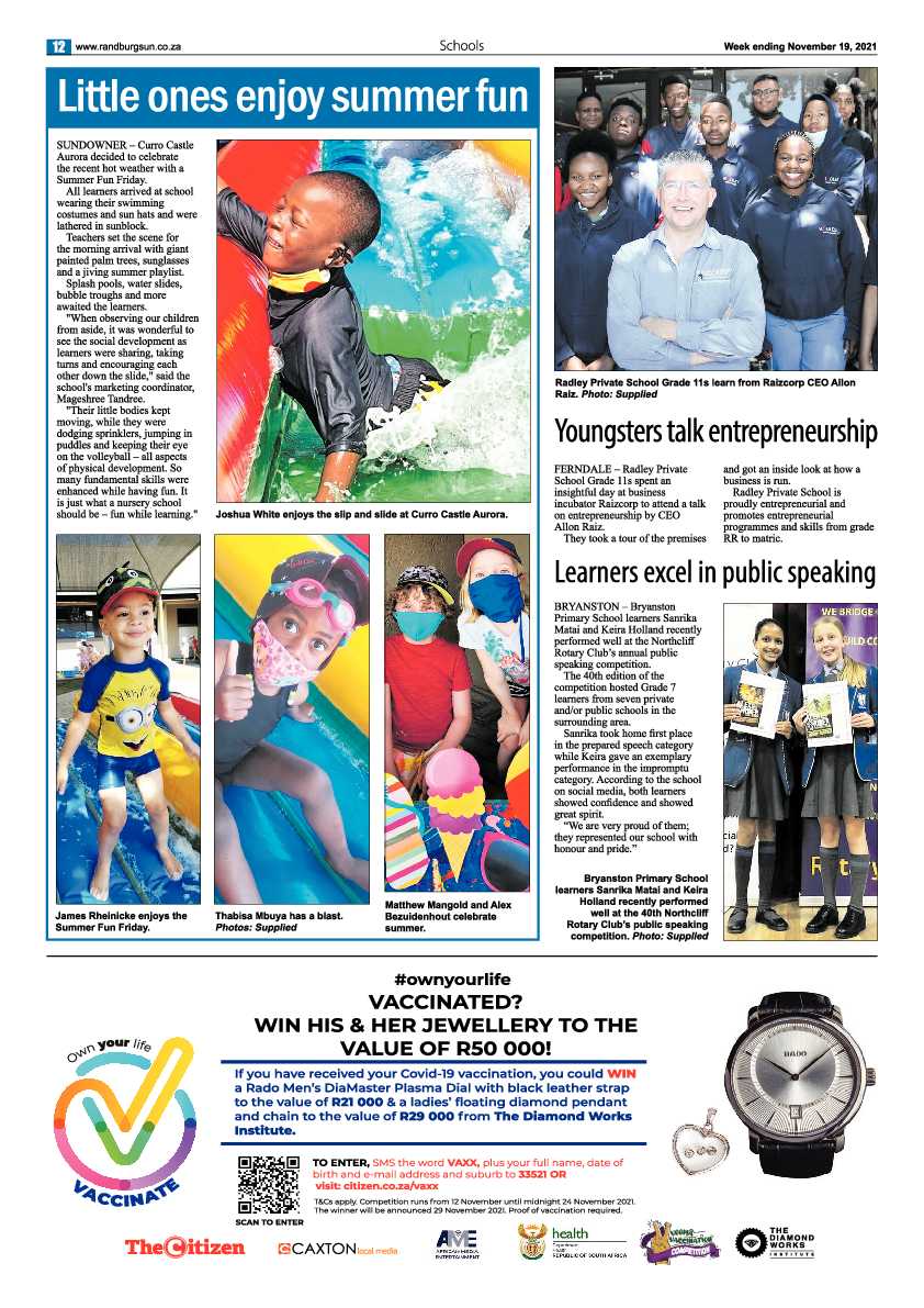 Randburg Sun 19 November 2021 page 12
