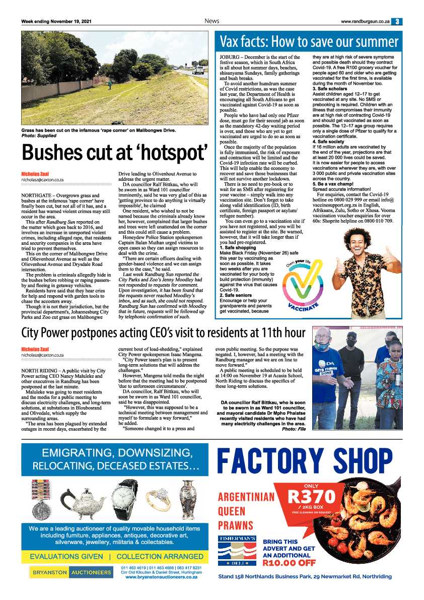 Randburg Sun 19 November 2021 page 3