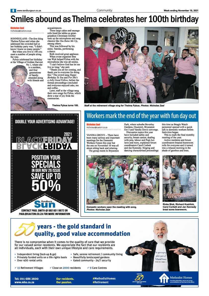 Randburg Sun 19 November 2021 page 6