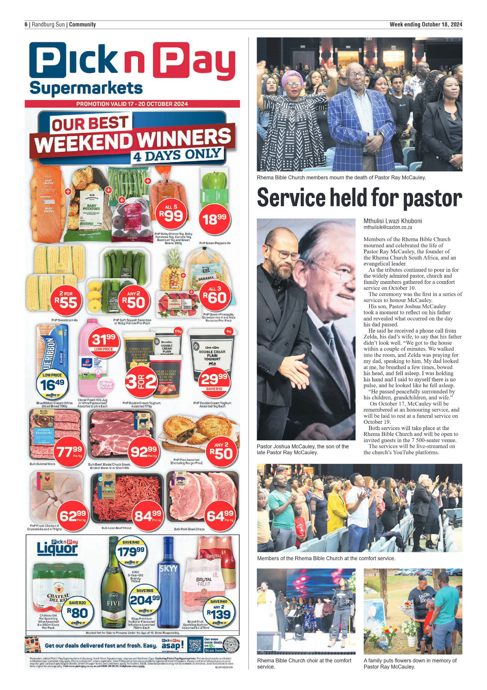 Randburg Sun 18 October 2024 page 6