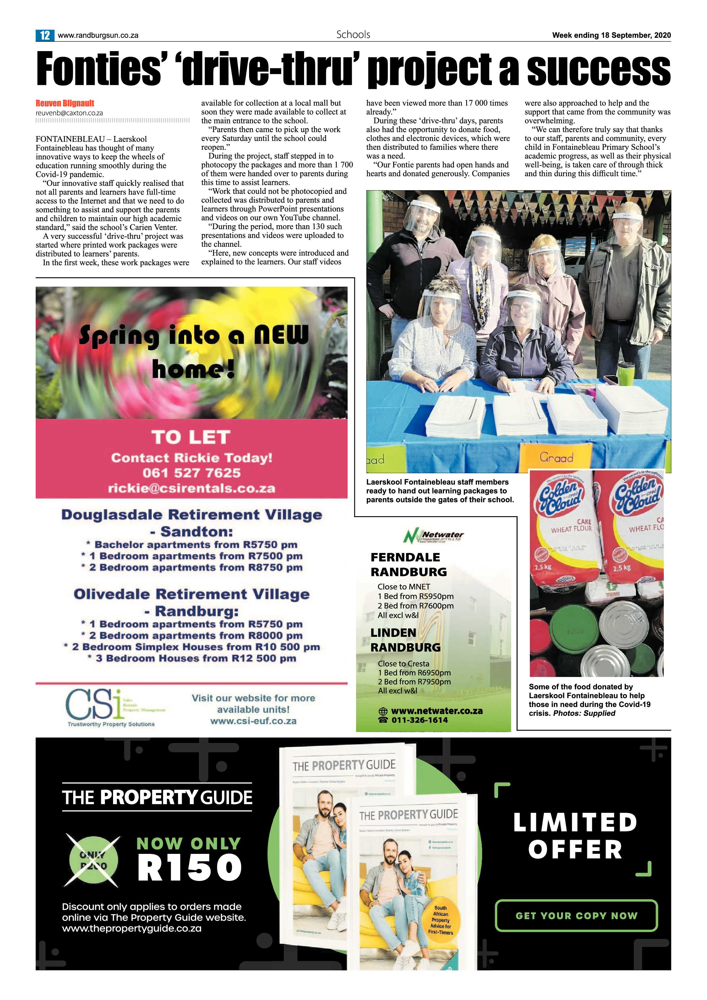 Randburg Sun 18 September 2020 page 12