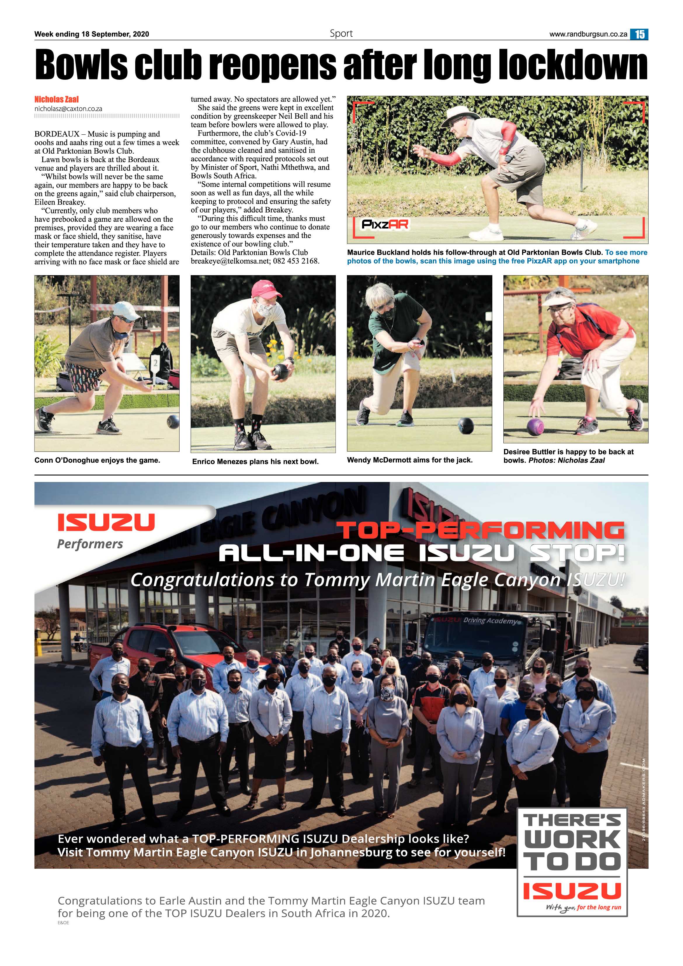 Randburg Sun 18 September 2020 page 15