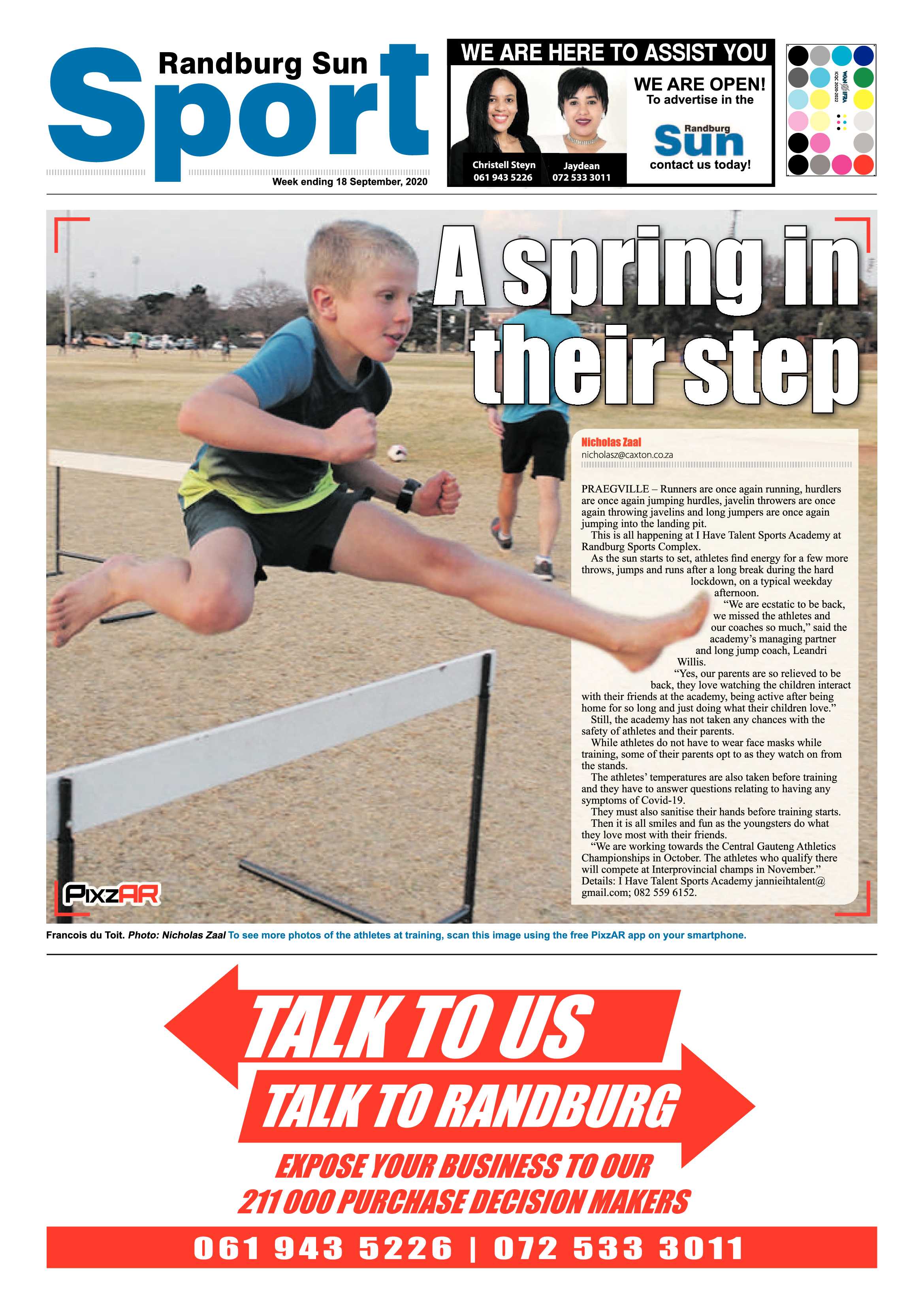 Randburg Sun 18 September 2020 page 16