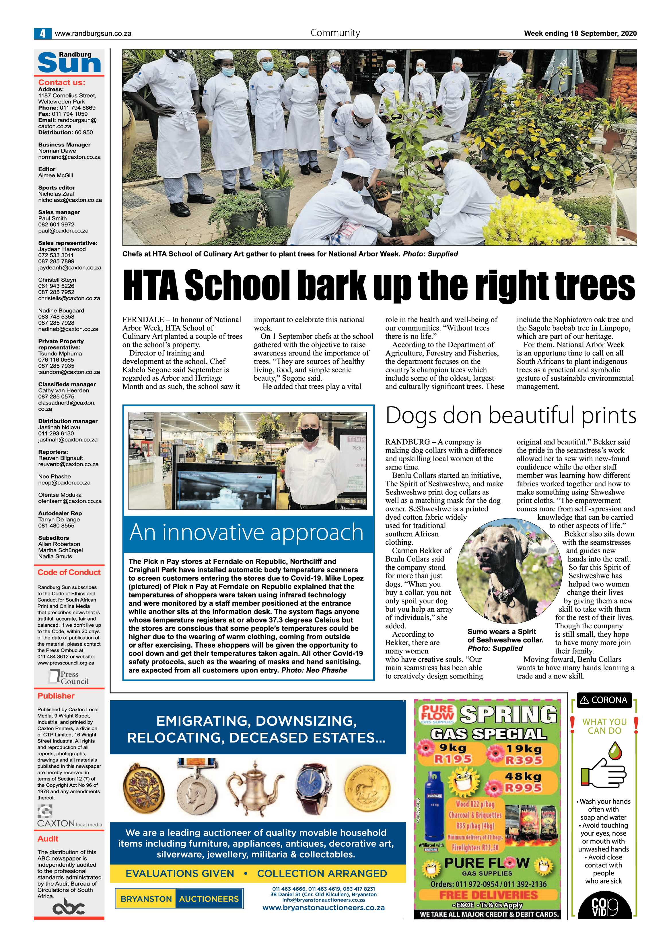 Randburg Sun 18 September 2020 page 4