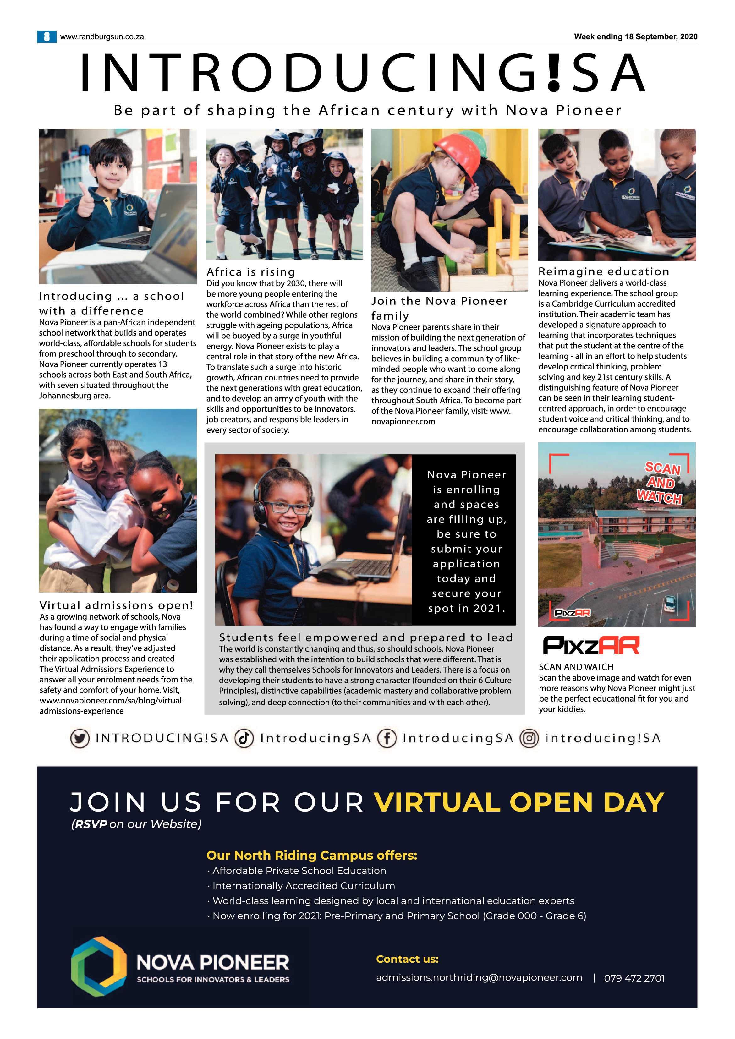 Randburg Sun 18 September 2020 page 8