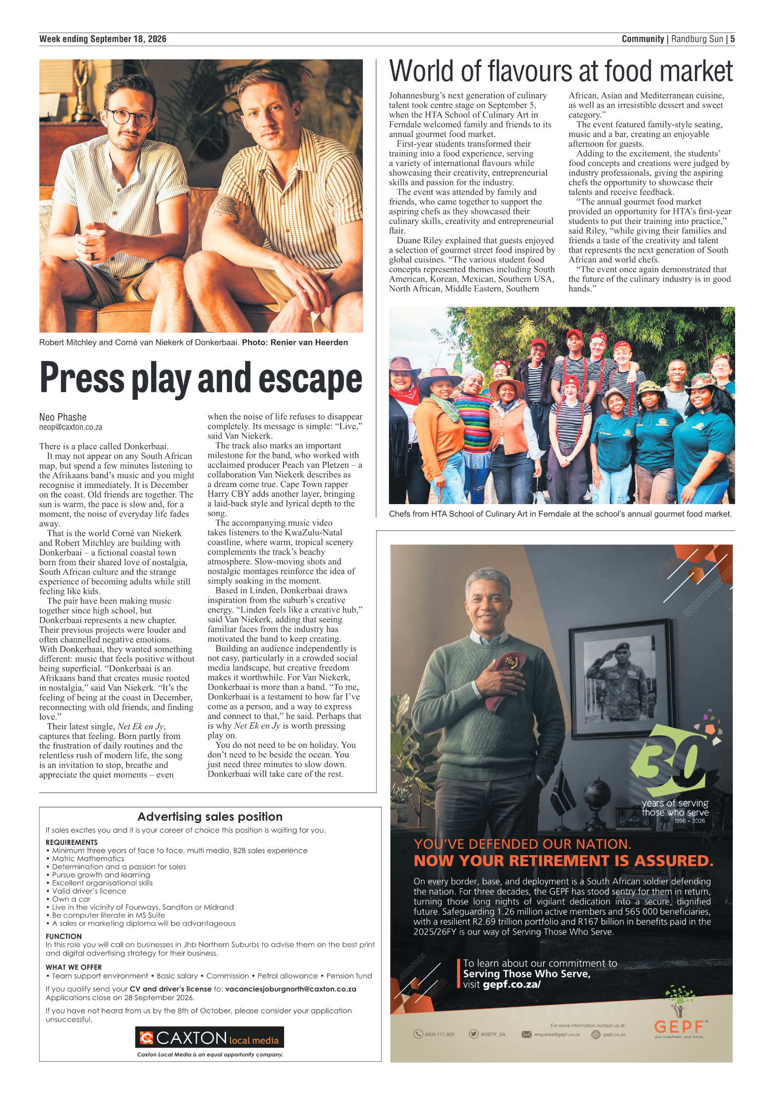 Randburg Sun 18 September 2026 page 5
