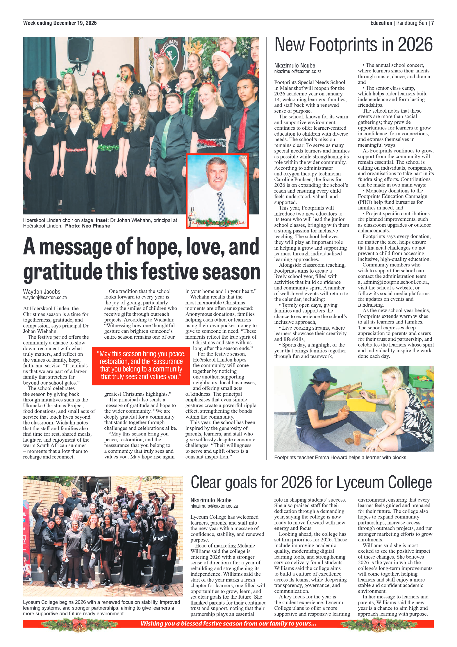 Randburg Sun 19 December 2025 page 7