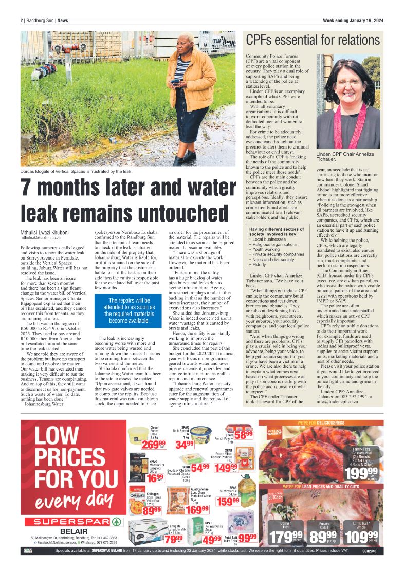 Randburg Sun 19 January 2024 page 2