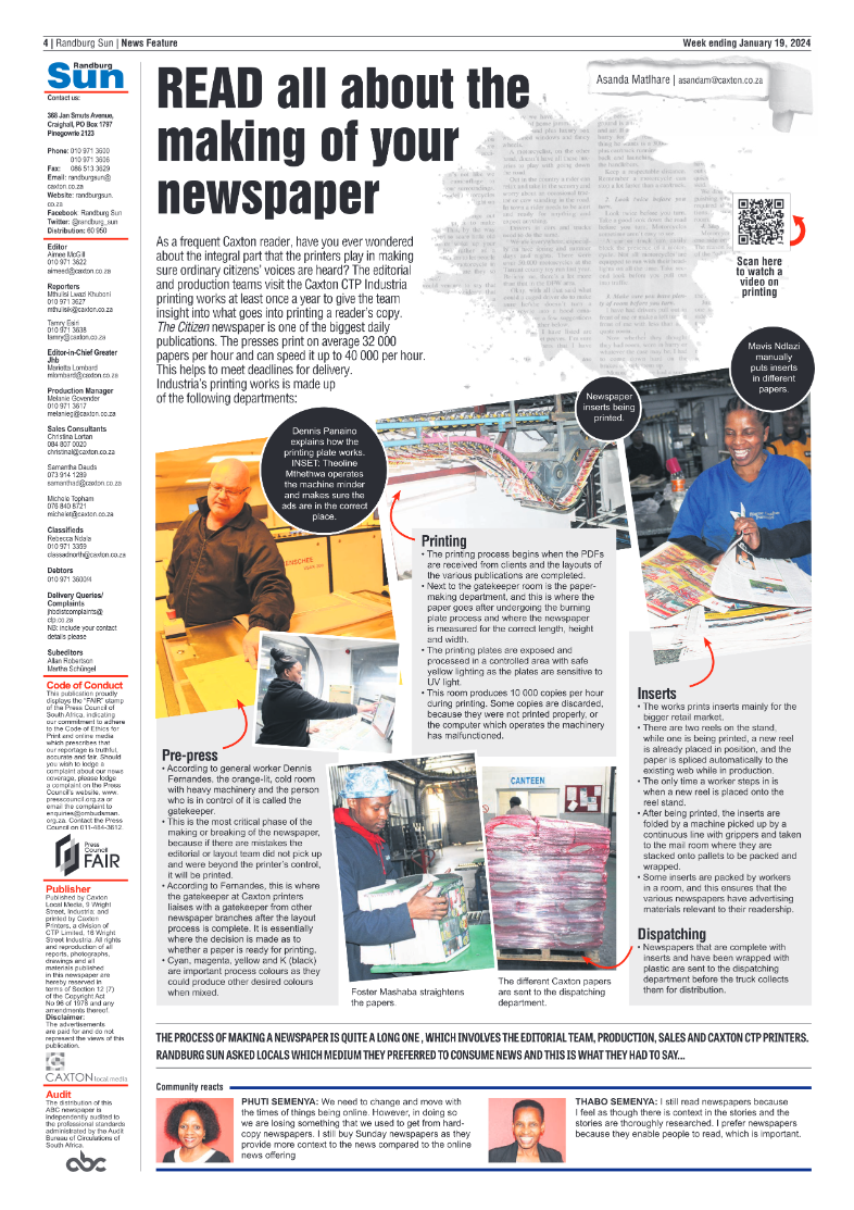 Randburg Sun 19 January 2024 page 4