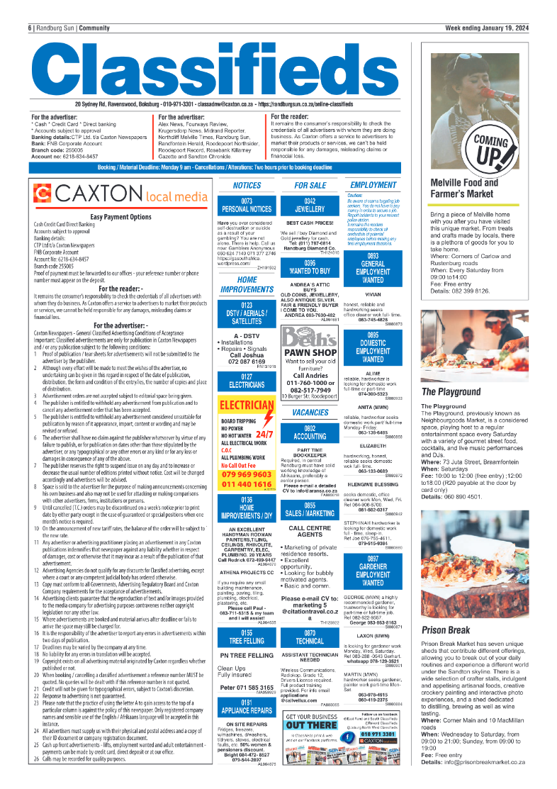 Randburg Sun 19 January 2024 page 6