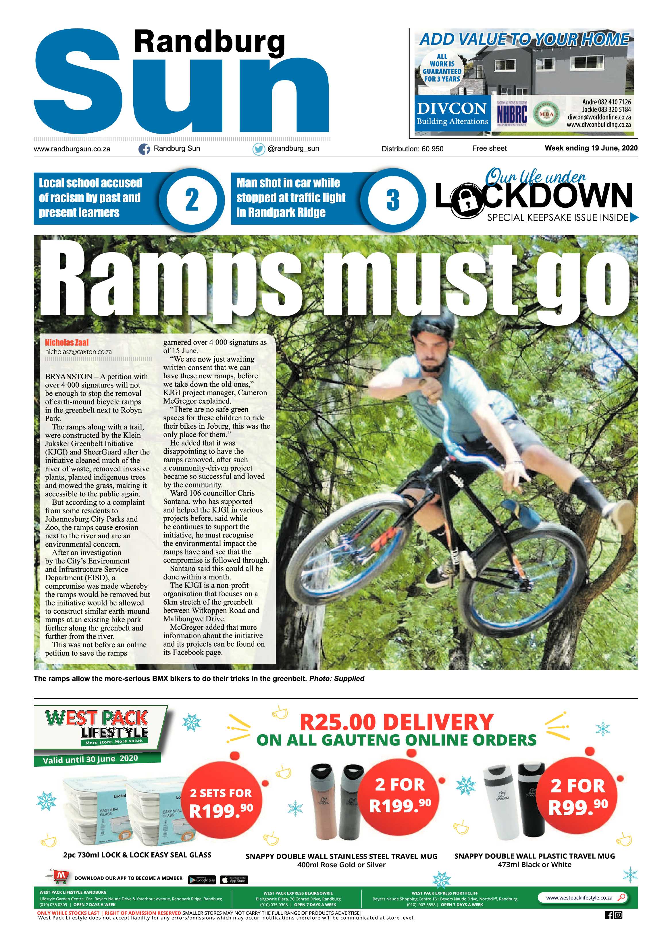 Randburg Sun 19 June 2020 page 1