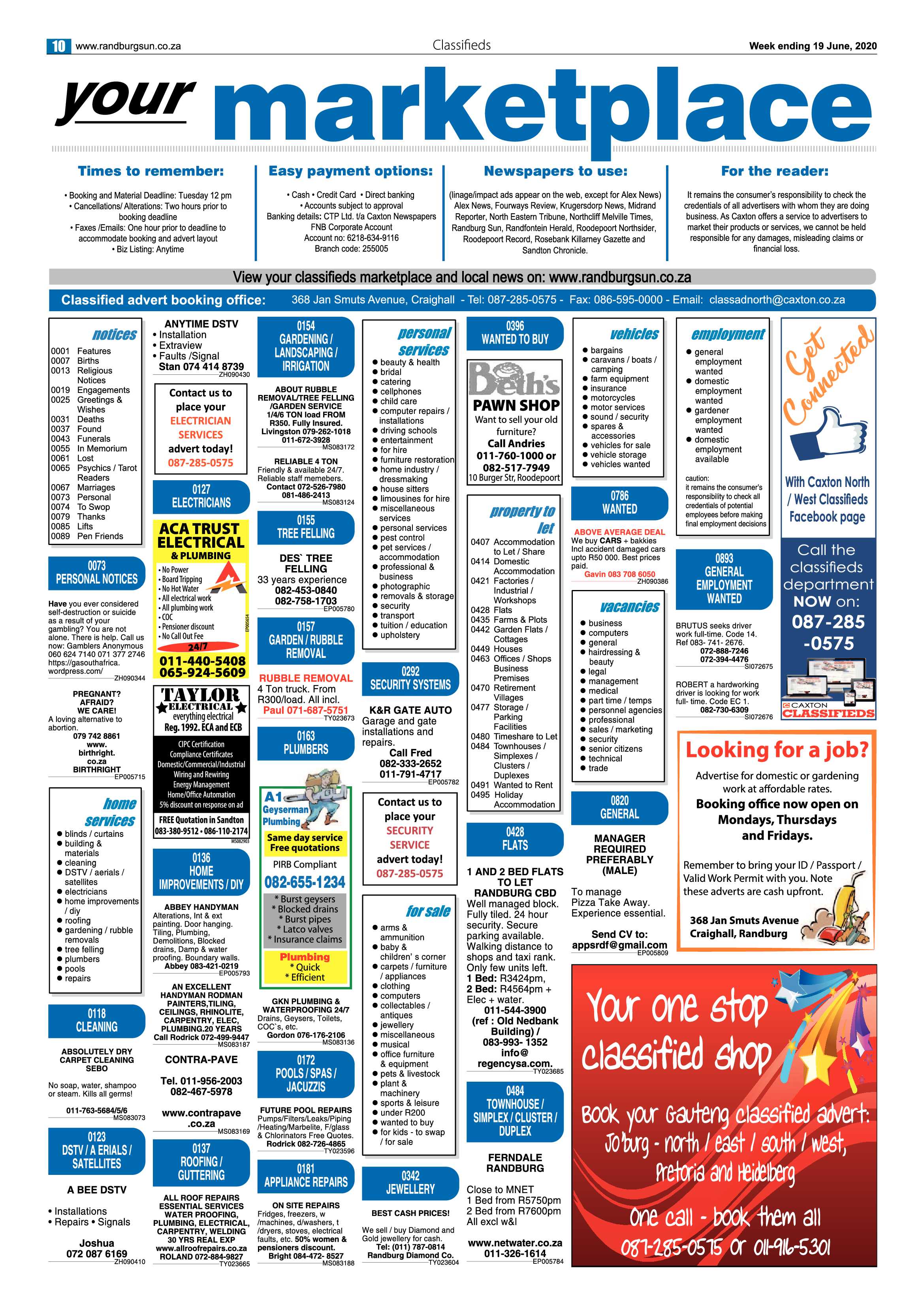 Randburg Sun 19 June 2020 page 18