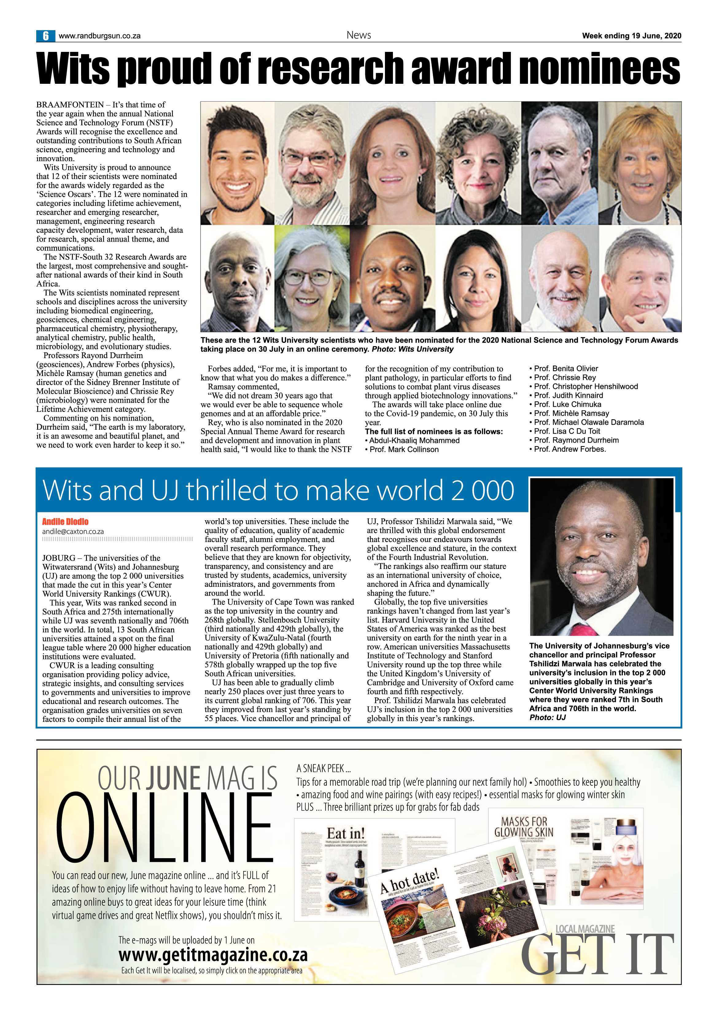 Randburg Sun 19 June 2020 page 6