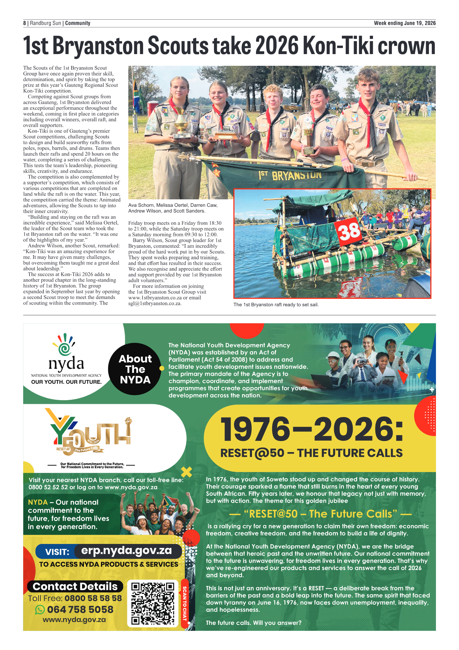 Randburg Sun 19 June 2026 page 8