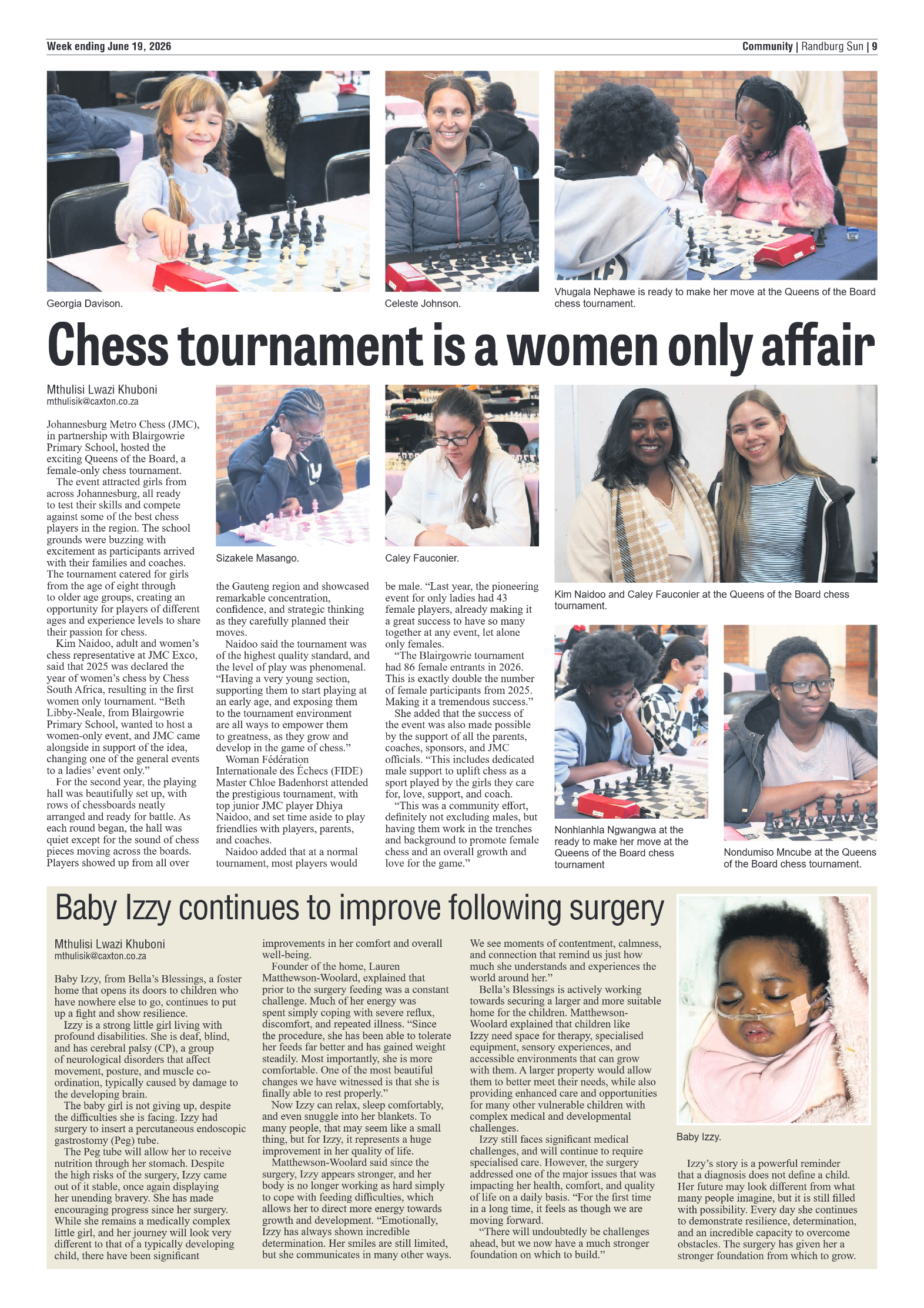 Randburg Sun 19 June 2026 page 9