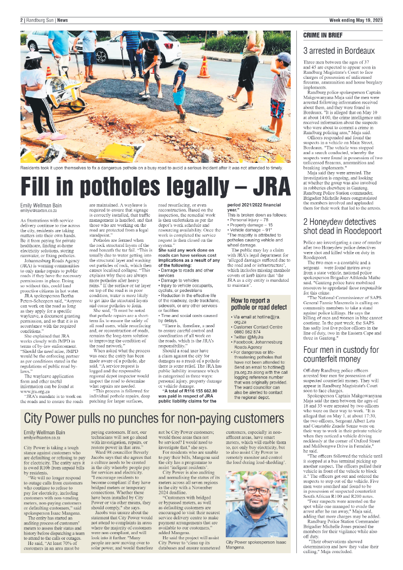 Randburg Sun 19 May 2023 page 2