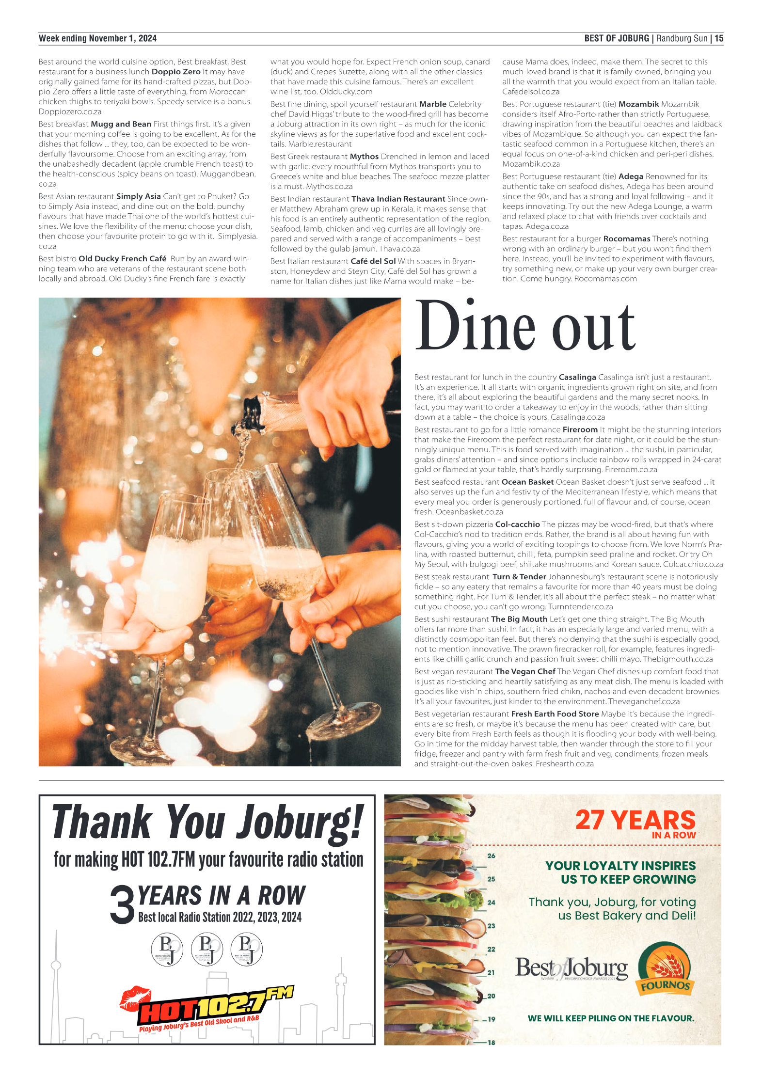 Randburg Sun 1 November 2024 page 15