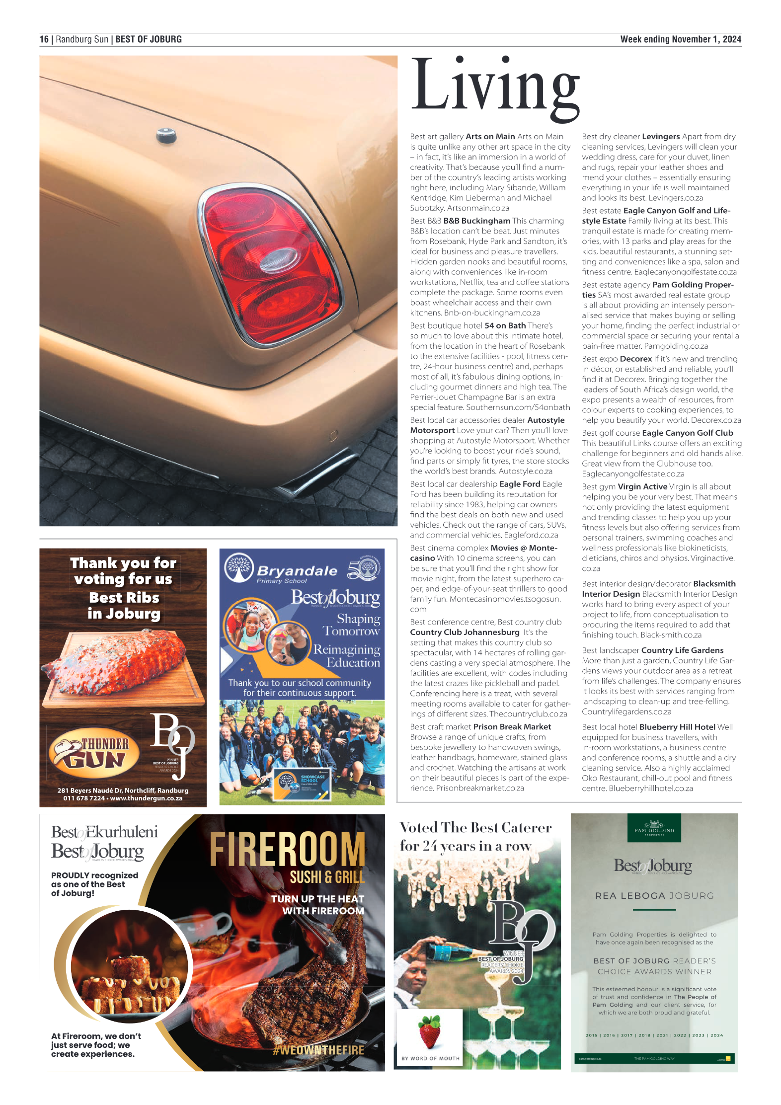 Randburg Sun 1 November 2024 page 16