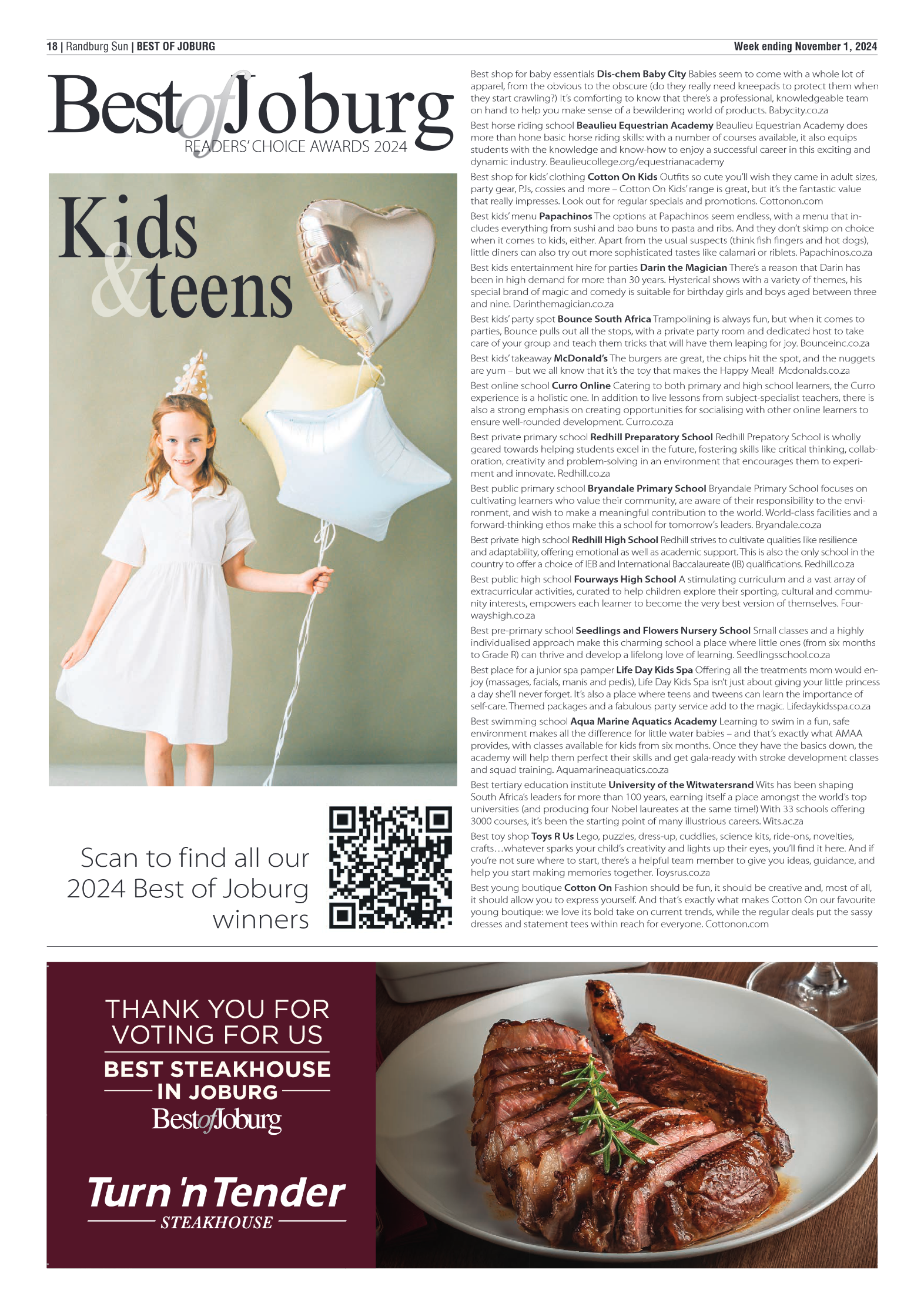 Randburg Sun 1 November 2024 page 18