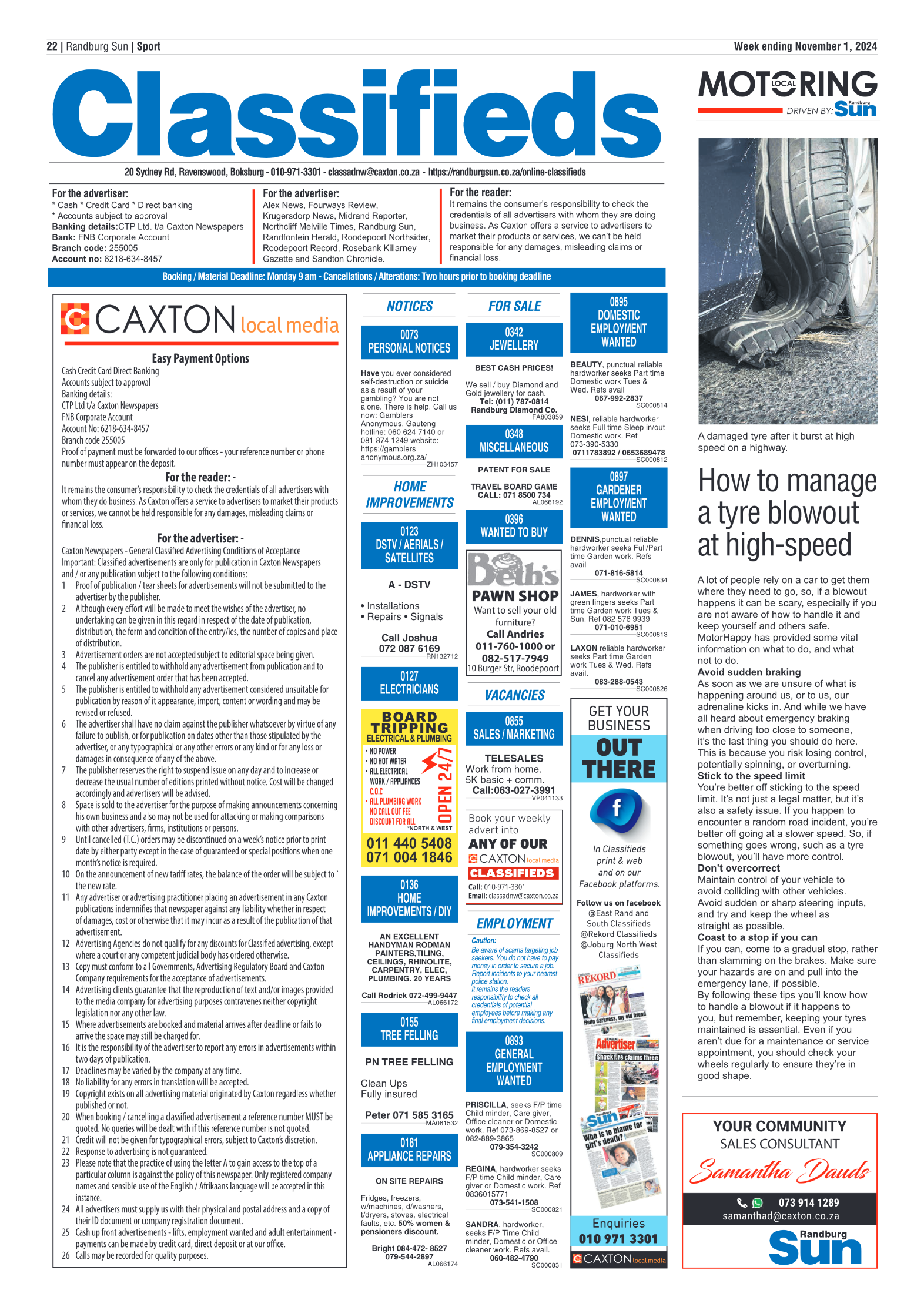 Randburg Sun 1 November 2024 page 22