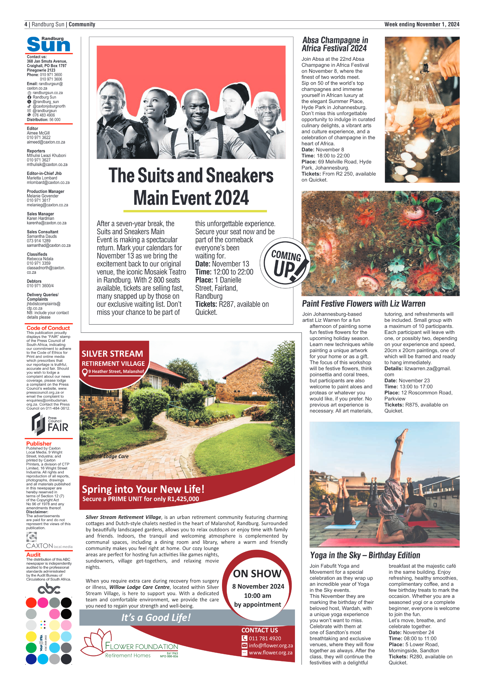 Randburg Sun 1 November 2024 page 4