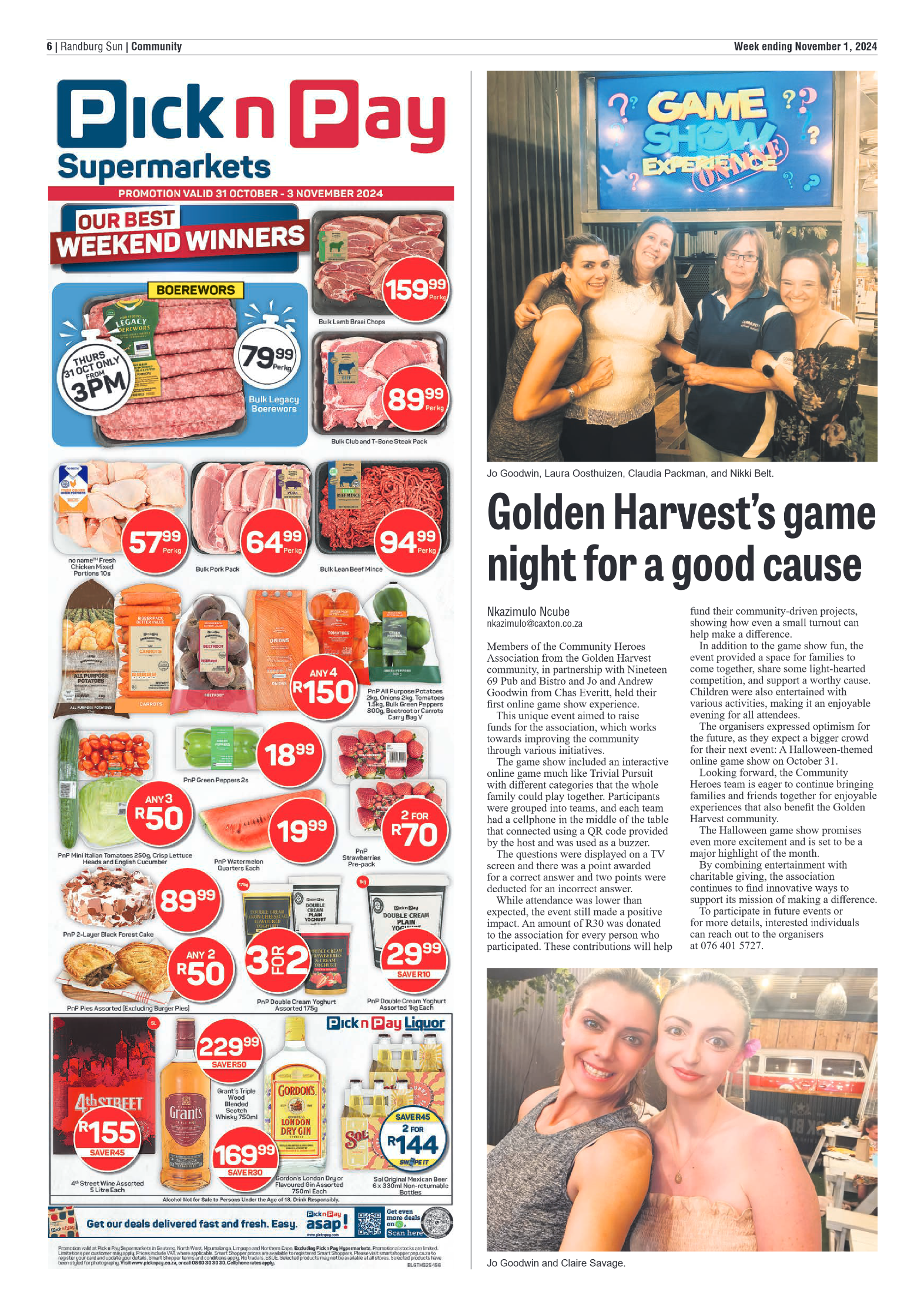 Randburg Sun 1 November 2024 page 6